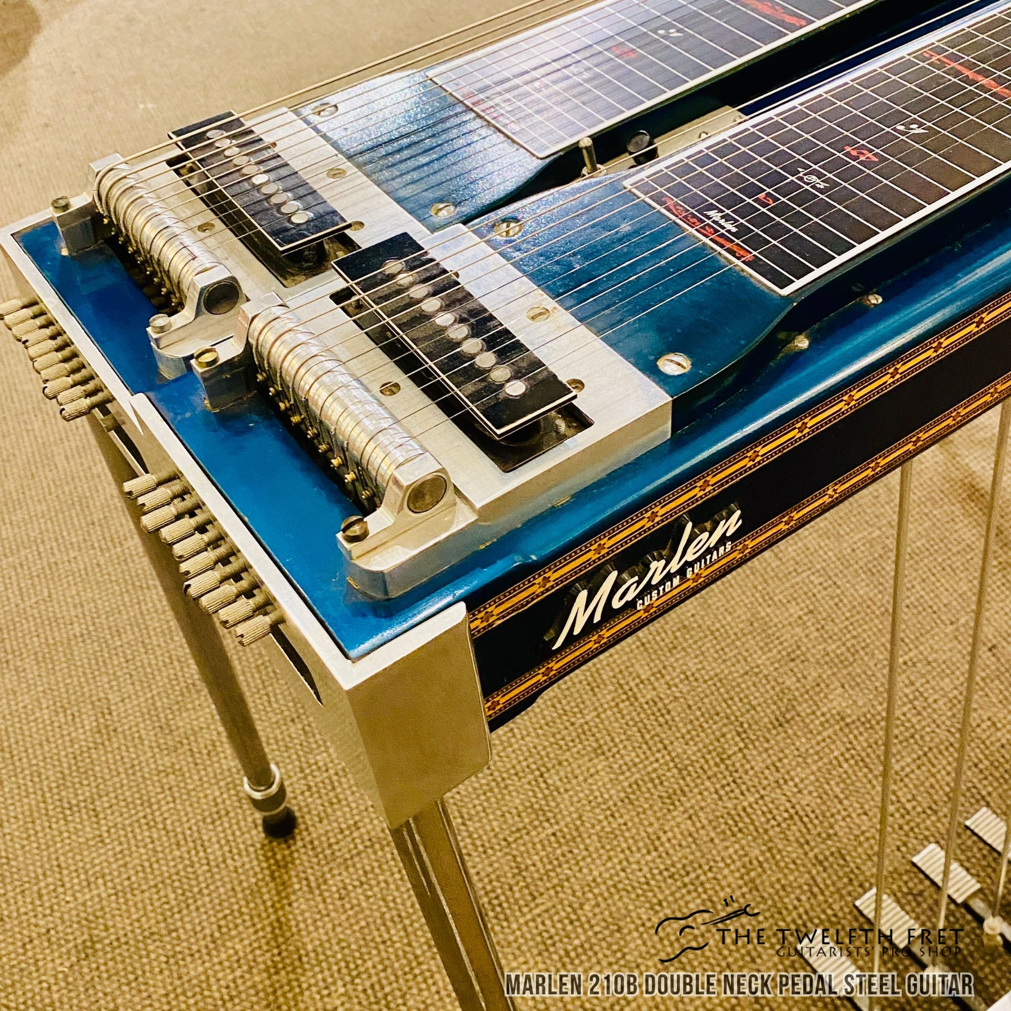 Marlen 210B Double Neck Pedal Steel Guitar - The Twelfth Fret