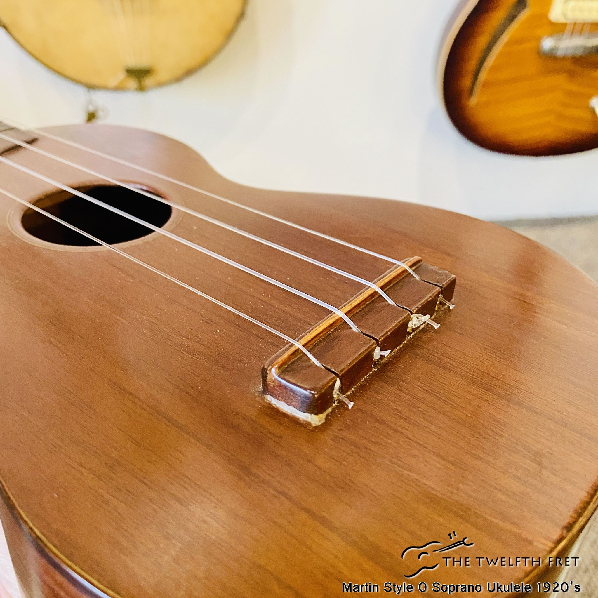 激レア 1920年代制作 Martin Soprano Ukulele Martin Style 0 Soprano Ukulele 1920's [USED] - The Twelfth Fret