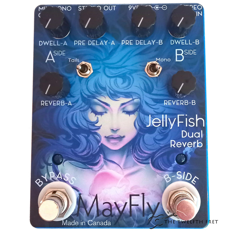 MayFly JellyFish Reverb Pedal - The Twelfth Fret