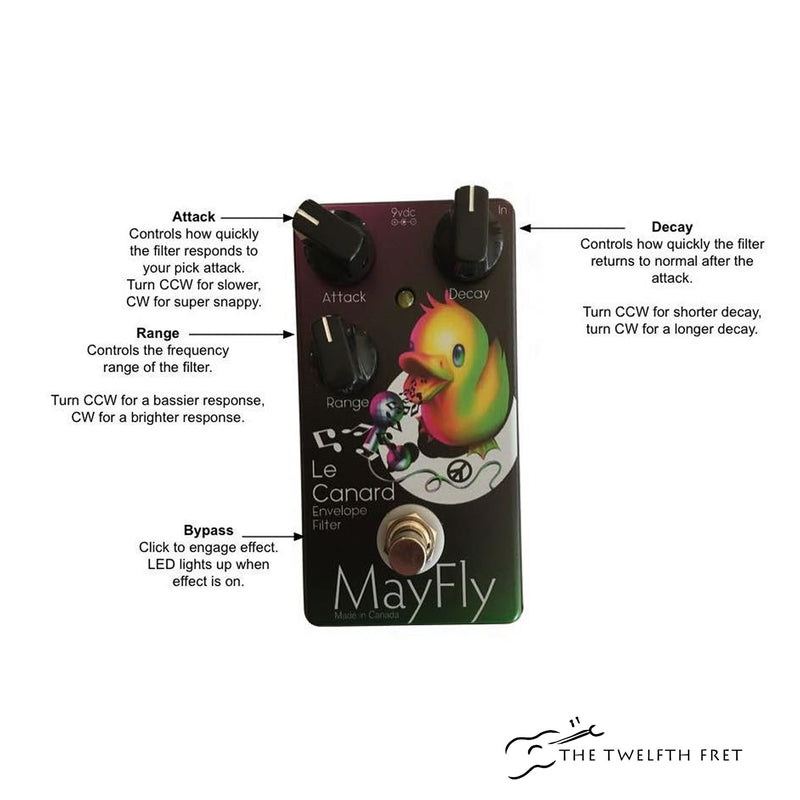 MayFly Le Canard Envelope Filter Pedal - The Twelfth Fret