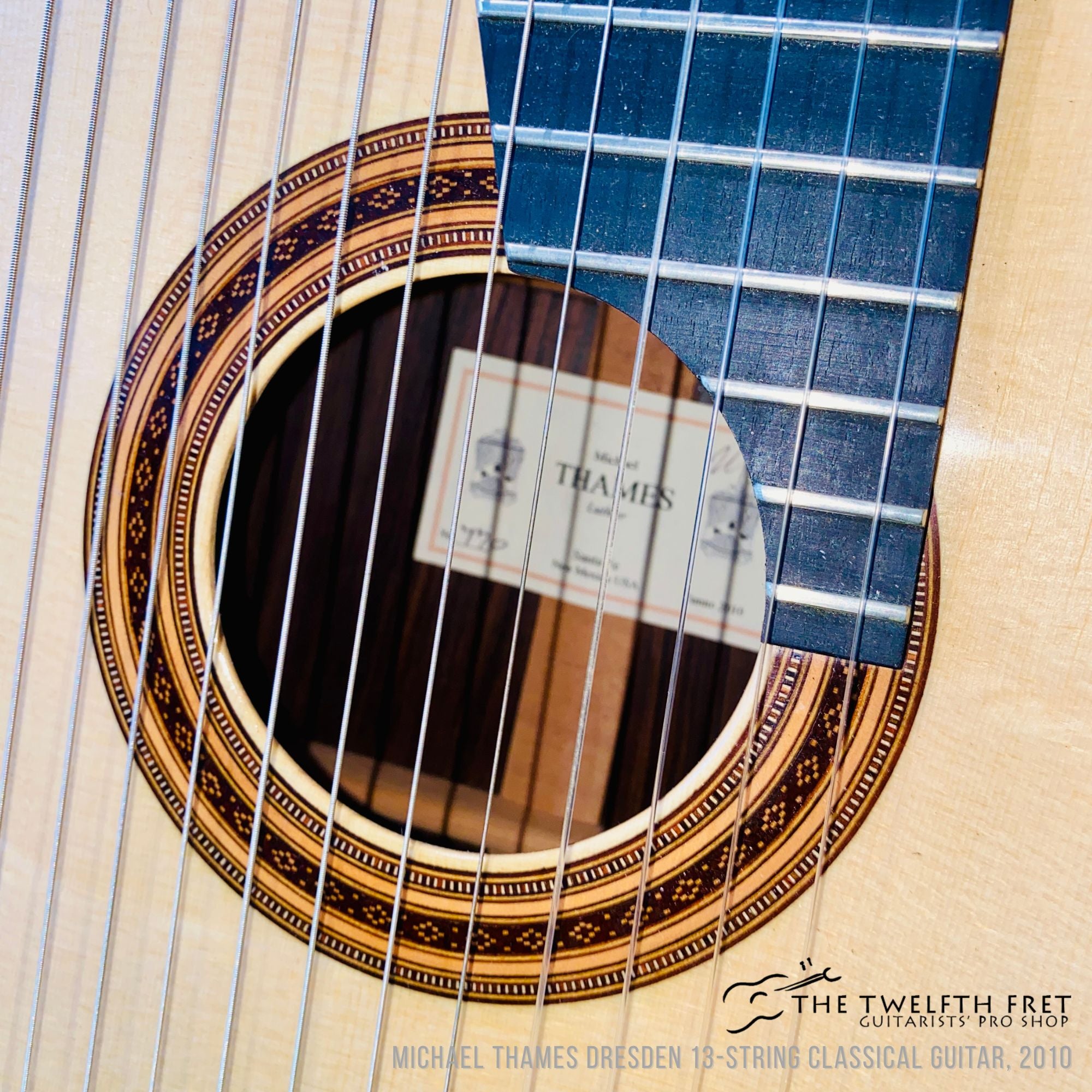 Michael Thames Dresden 13-String Classical Guitar, 2010 - The Twelfth Fret
