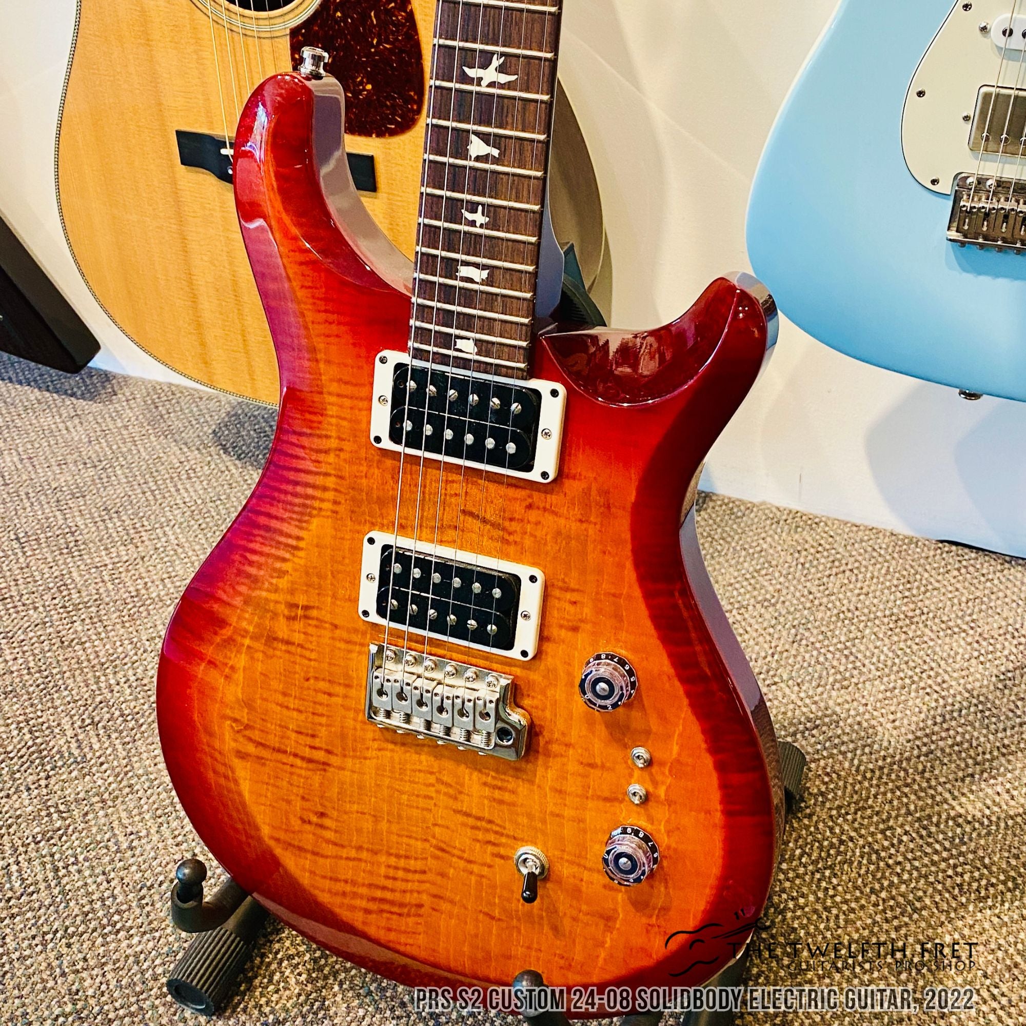PRS S2 Custom 24-08 Solidbody Electric Guitar, 2022 - The Twelfth Fret