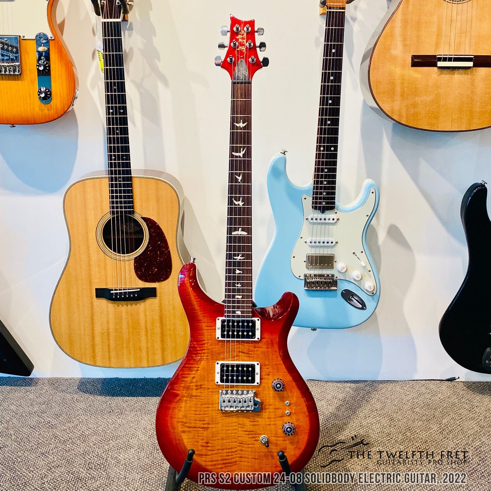 PRS S2 Custom 24-08 Solidbody Electric Guitar, 2022 - The Twelfth Fret