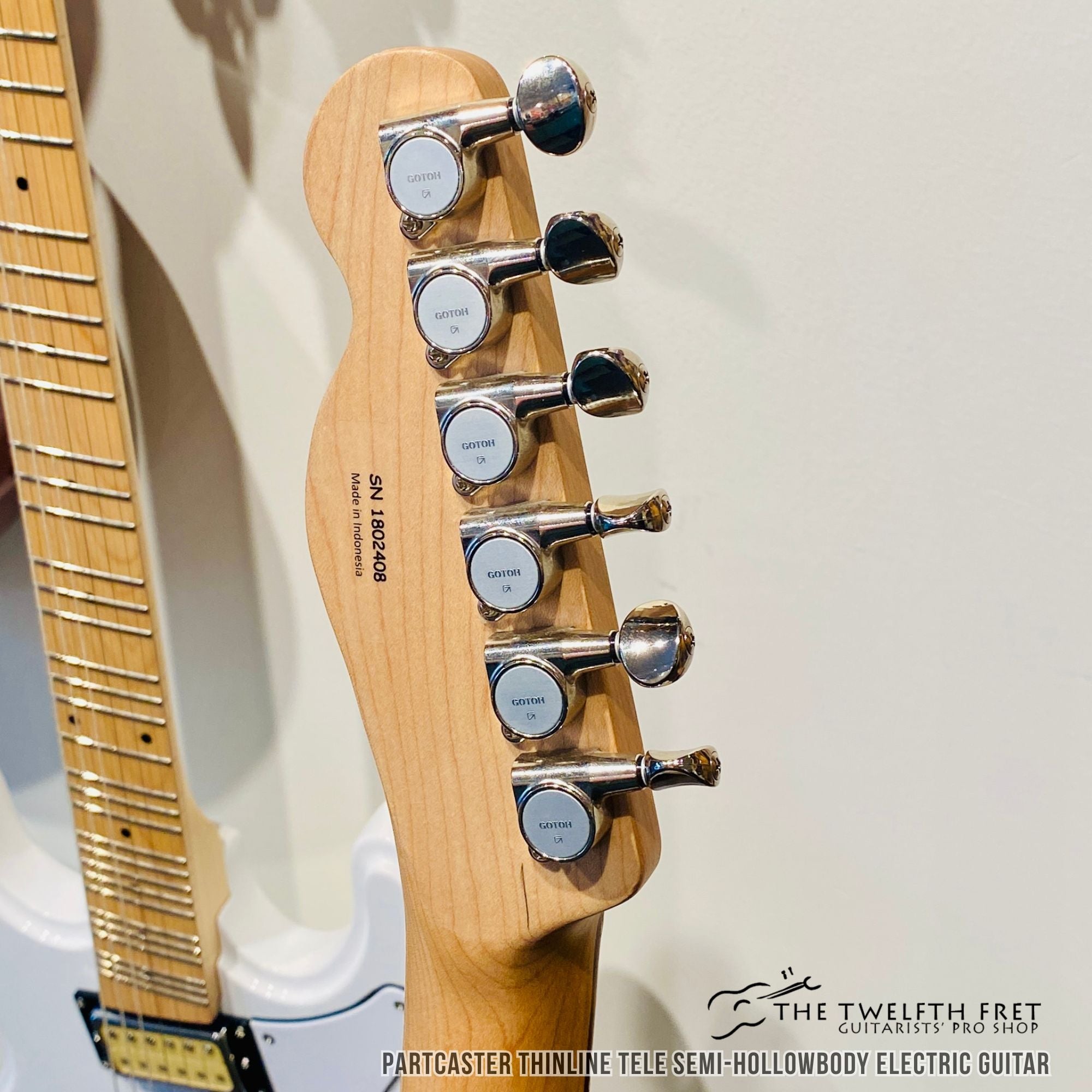 Partcaster Thinline Tele Semi-Hollowbody Electric Guitar - The Twelfth Fret