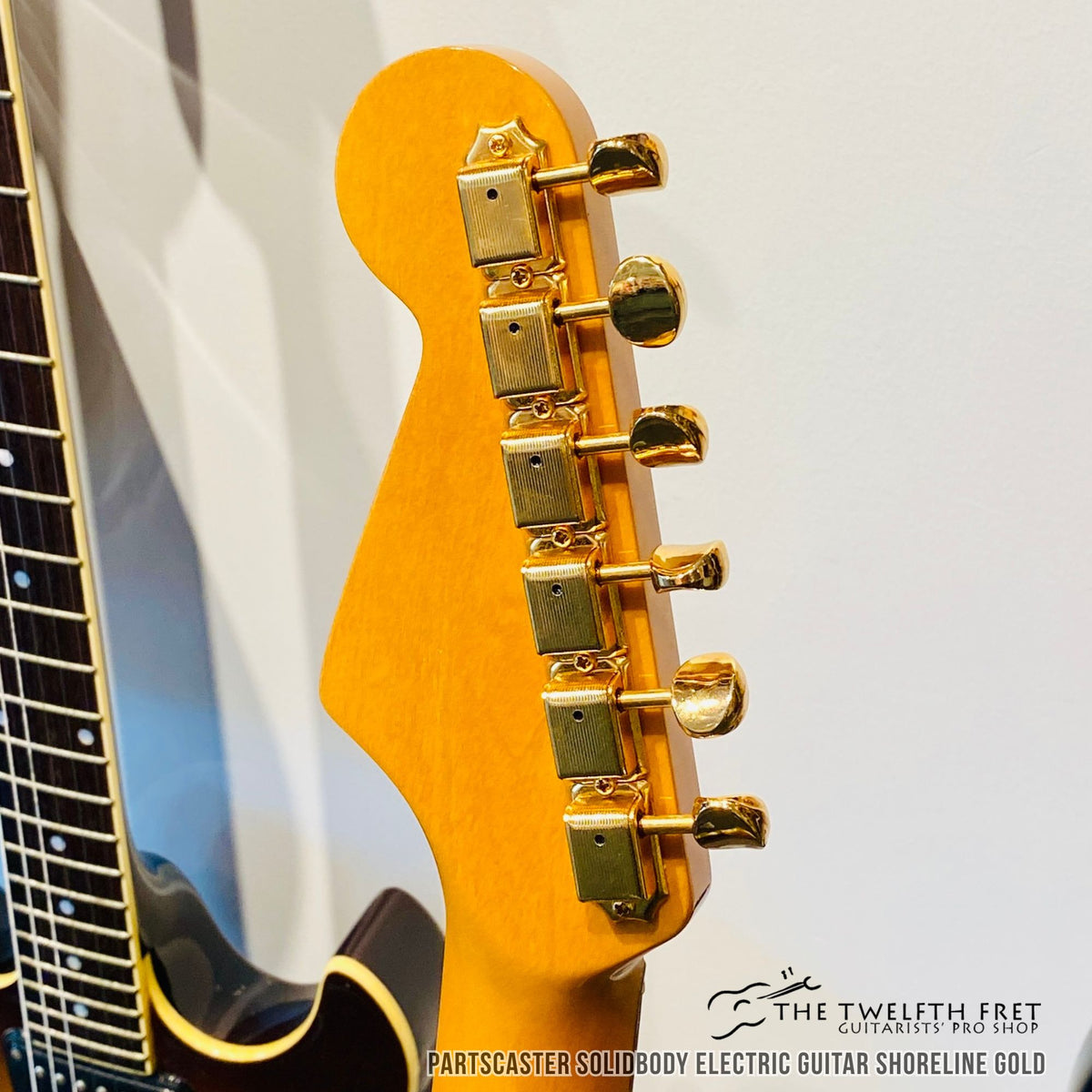 Partscaster Solidbody Electric Guitar Shoreline Gold - The Twelfth Fret