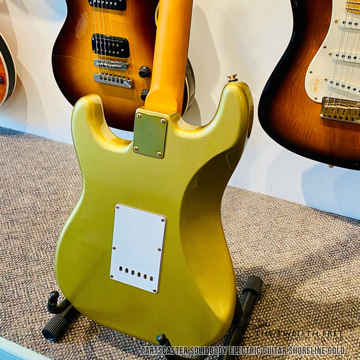Partscaster Solidbody Electric Guitar Shoreline Gold - The Twelfth Fret