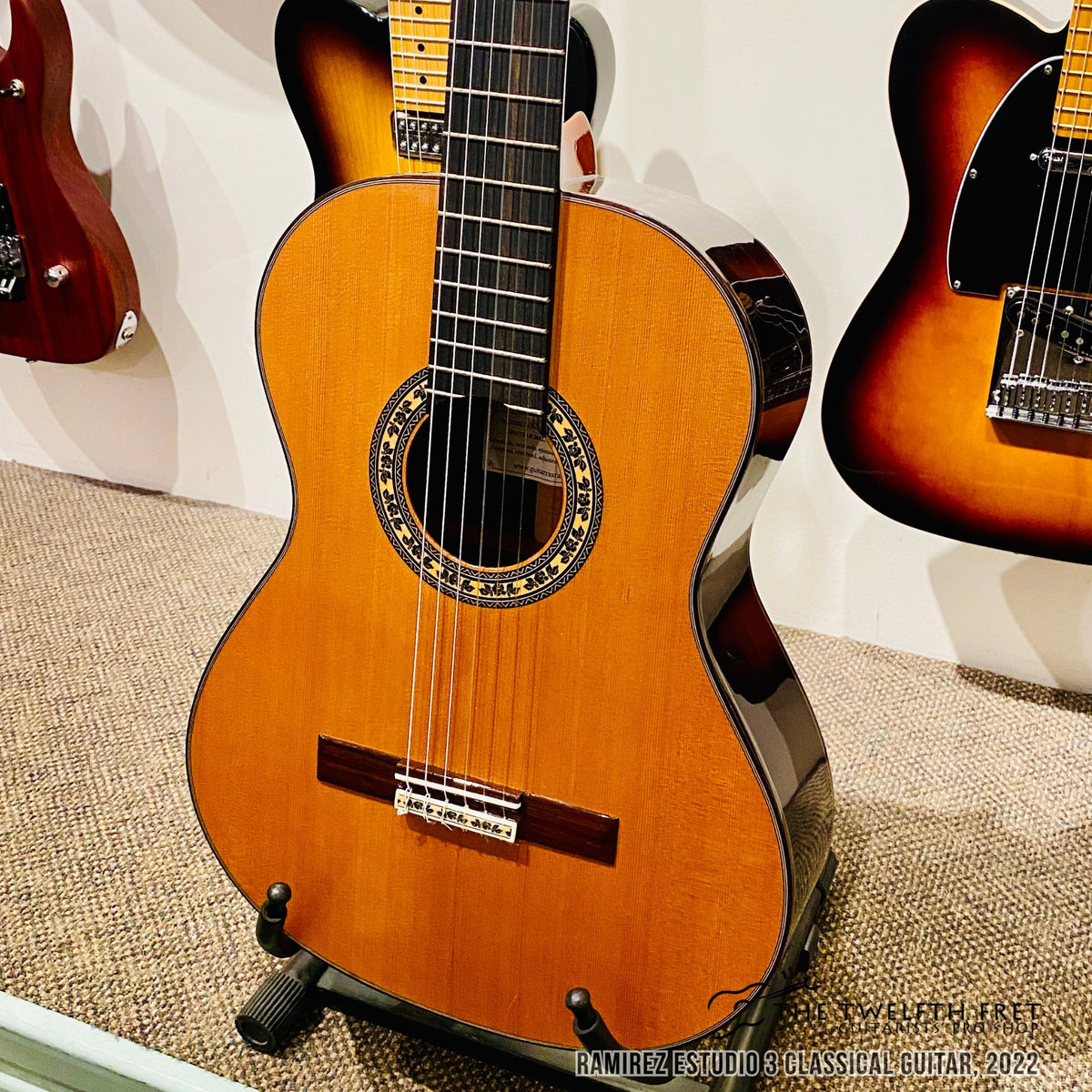 Ramirez Estudio 3 Classical Guitar, 2022 - The Twelfth Fret