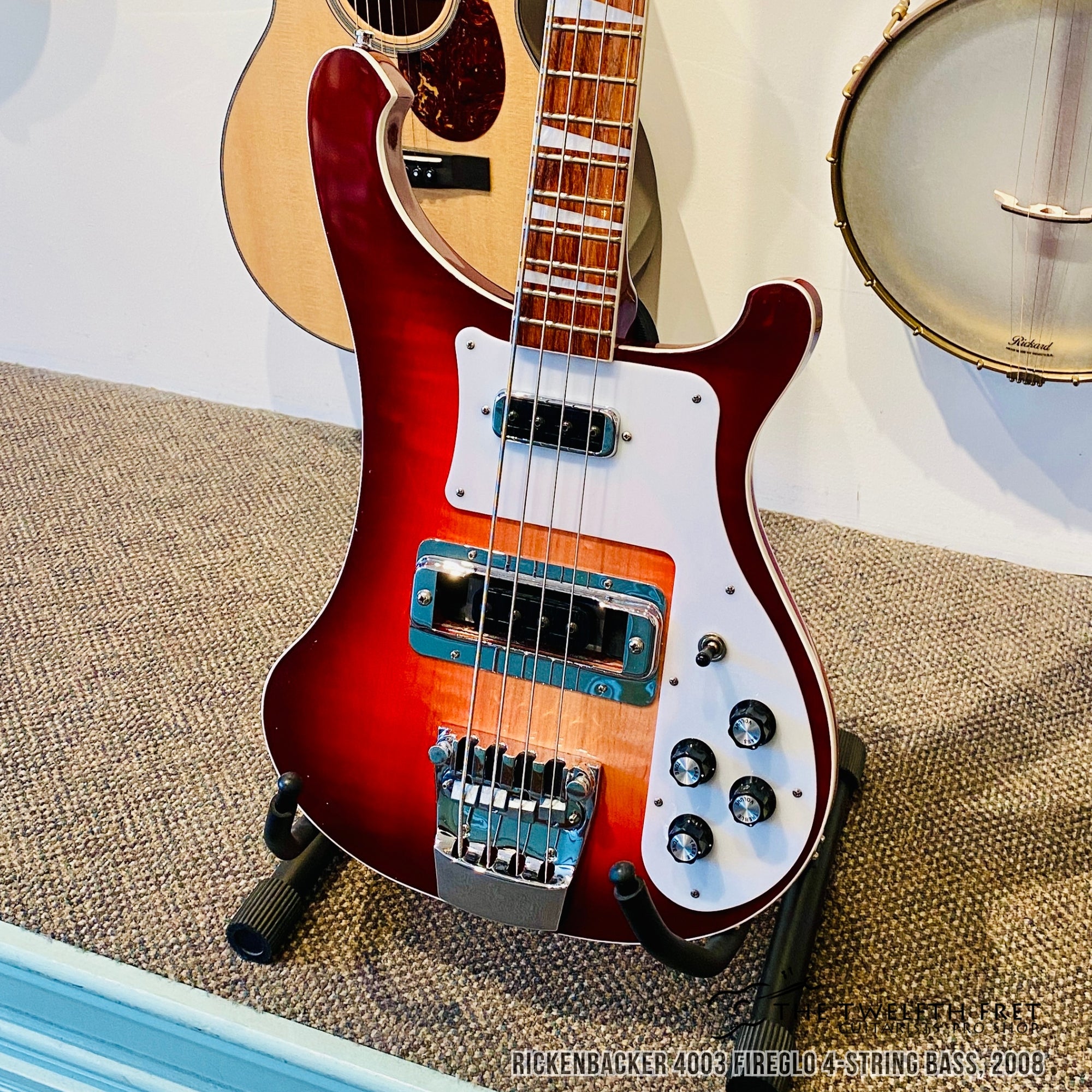 Rickenbacker 4003 Fireglo 4-String Bass, 2008 - The Twelfth Fret