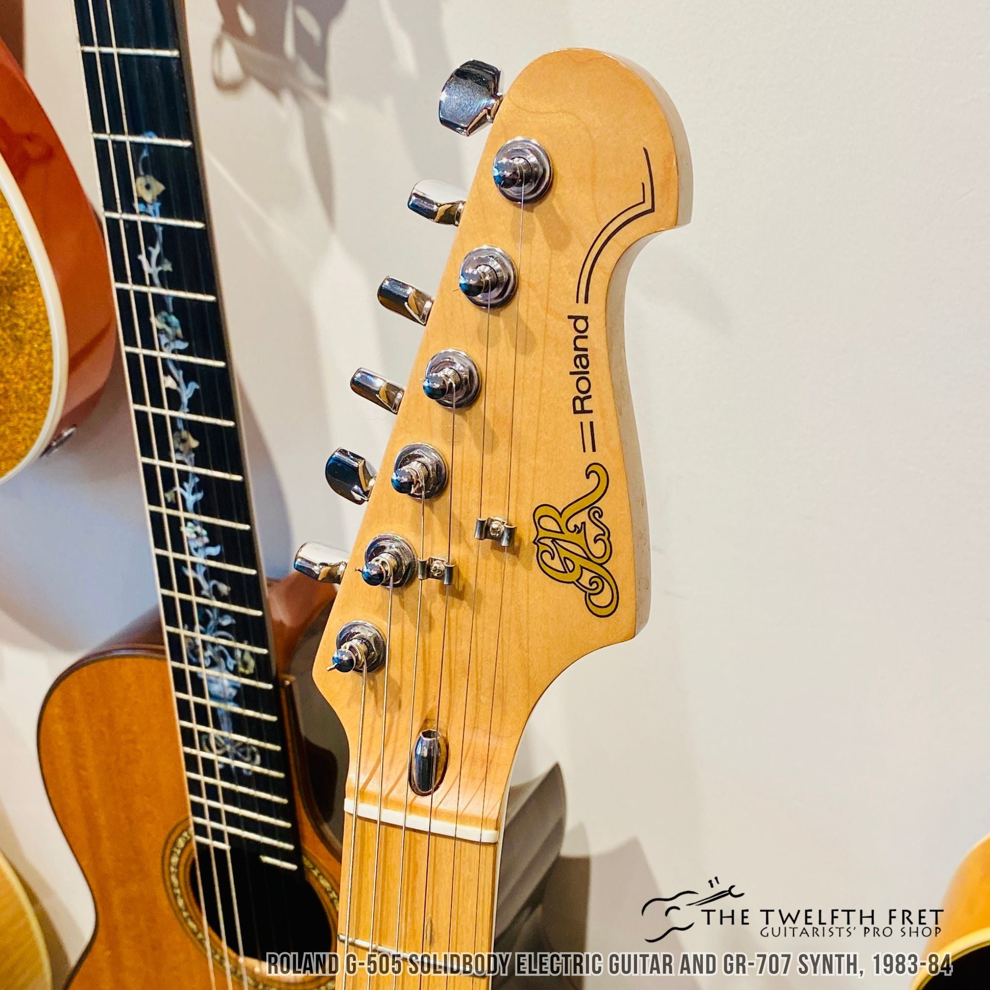 Roland G-505 Solidbody Electric Guitar and GR-707 Synthesizer - The Twelfth Fret