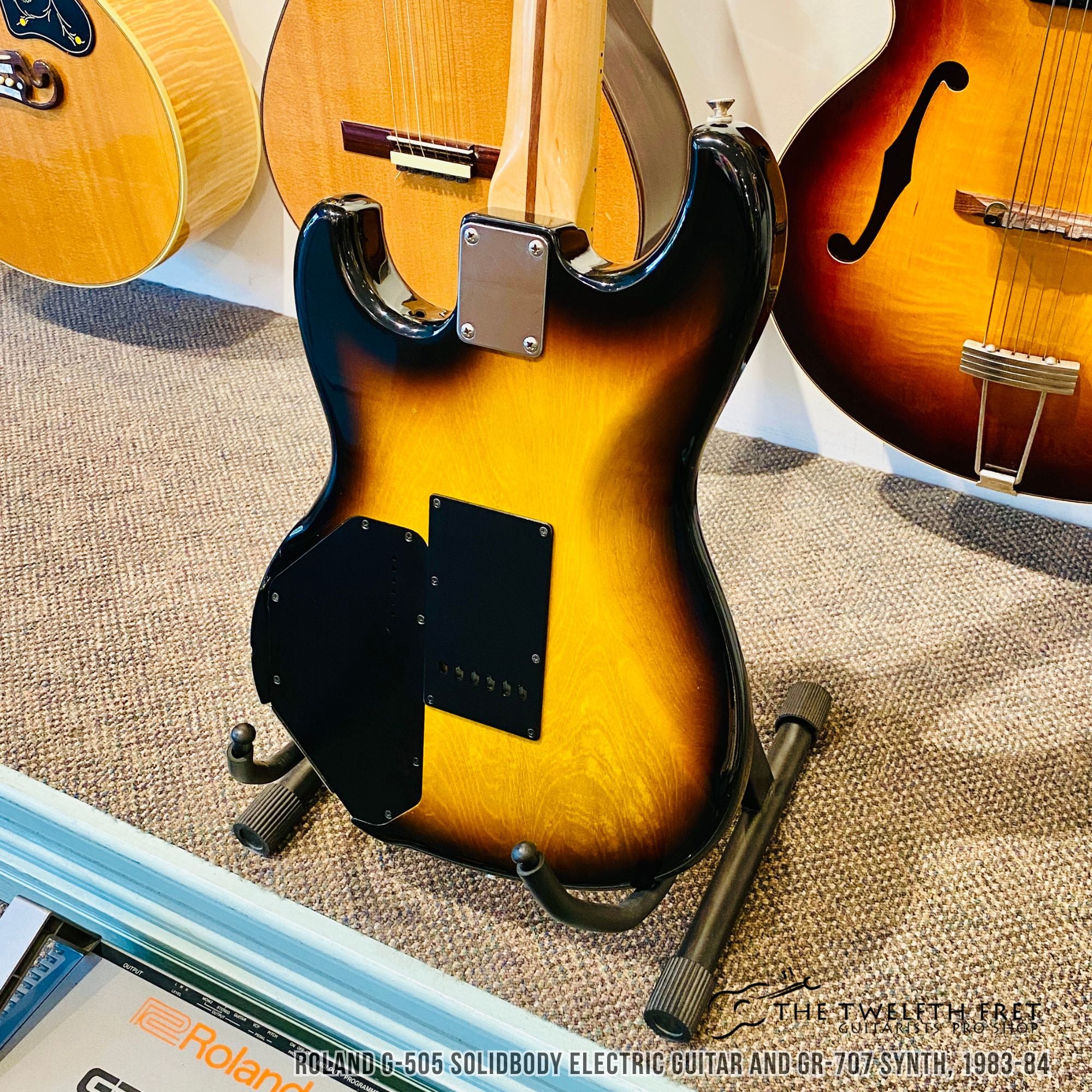 Roland G-505 Solidbody Electric Guitar and GR-707 Synthesizer - The Twelfth Fret