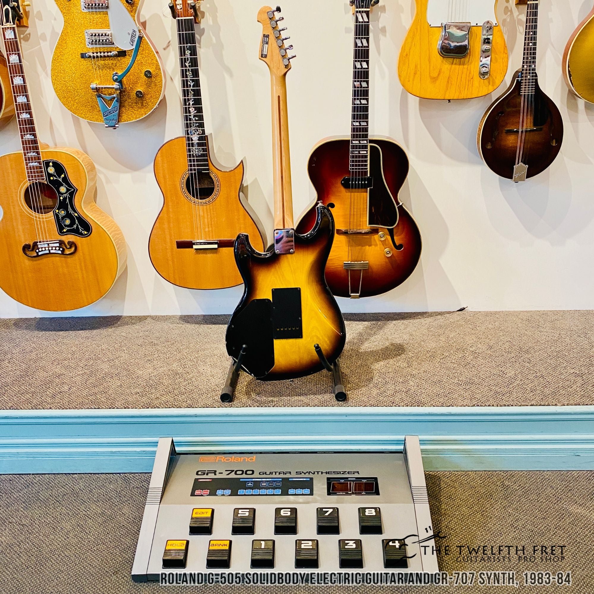 Roland G-505 Solidbody Electric Guitar and GR-707 Synthesizer - The Twelfth Fret