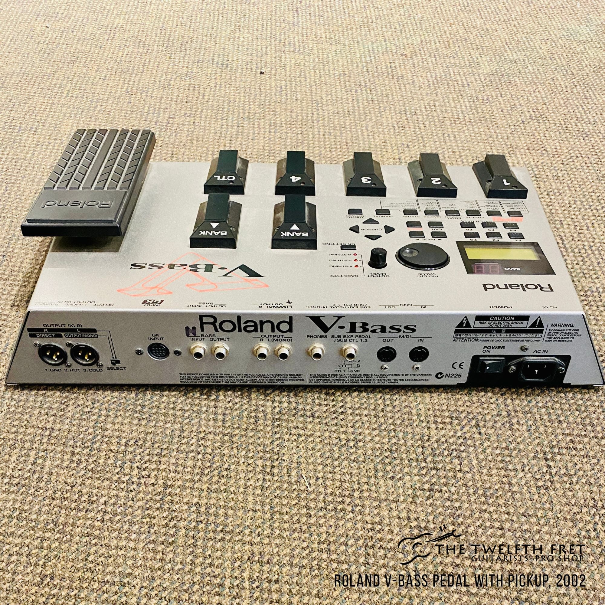 Roland V-Bass Pedal With Pickup, 2002 - The Twelfth Fret
