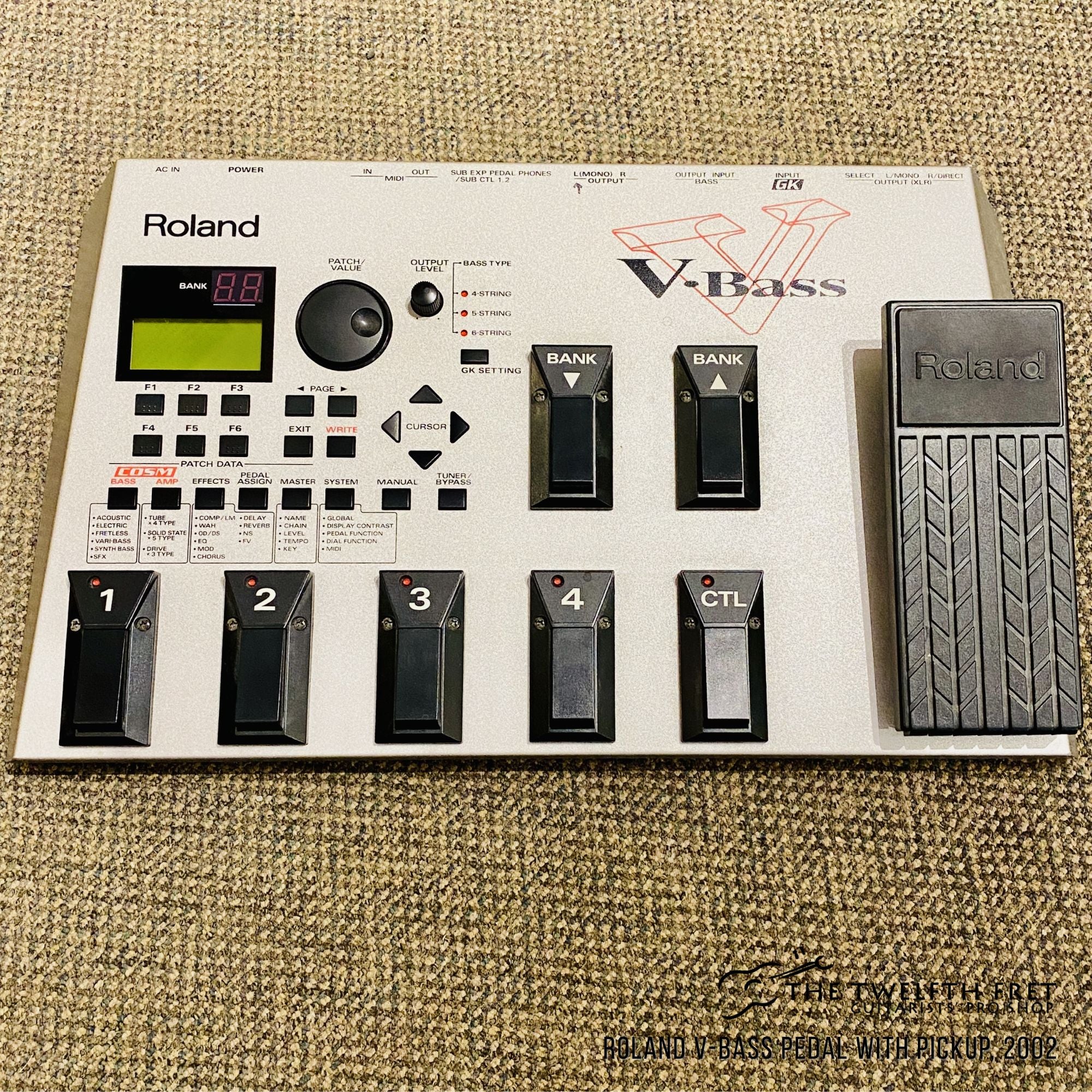 Roland V-Bass Pedal With Pickup, 2002 - The Twelfth Fret