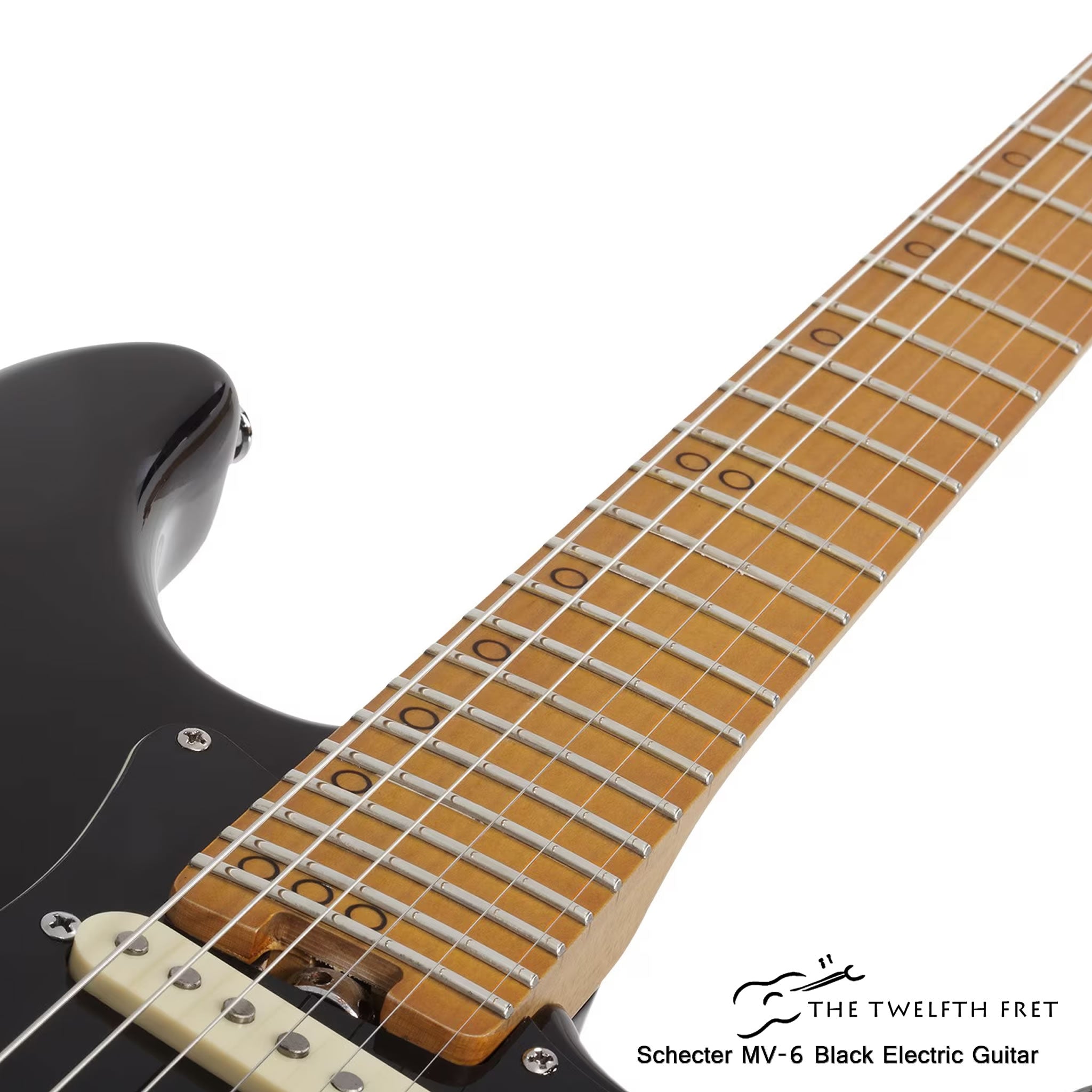 Schecter MV-6 Black Electric Guitar - The Twelfth Fret