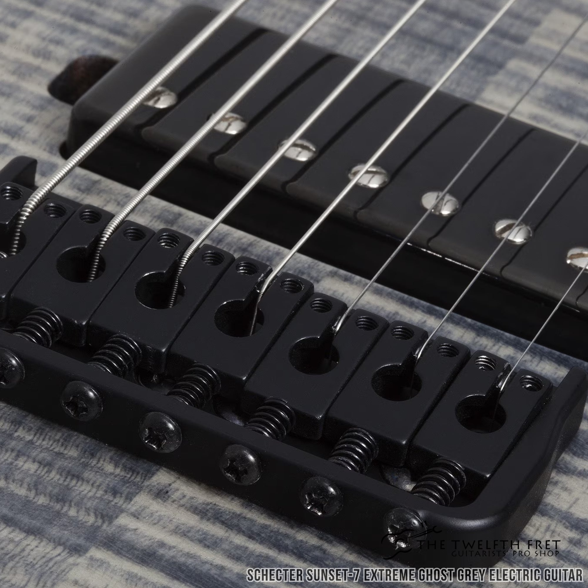 Schecter Sunset-7 Extreme Ghost Grey Electric Guitar - The Twelfth Fret 