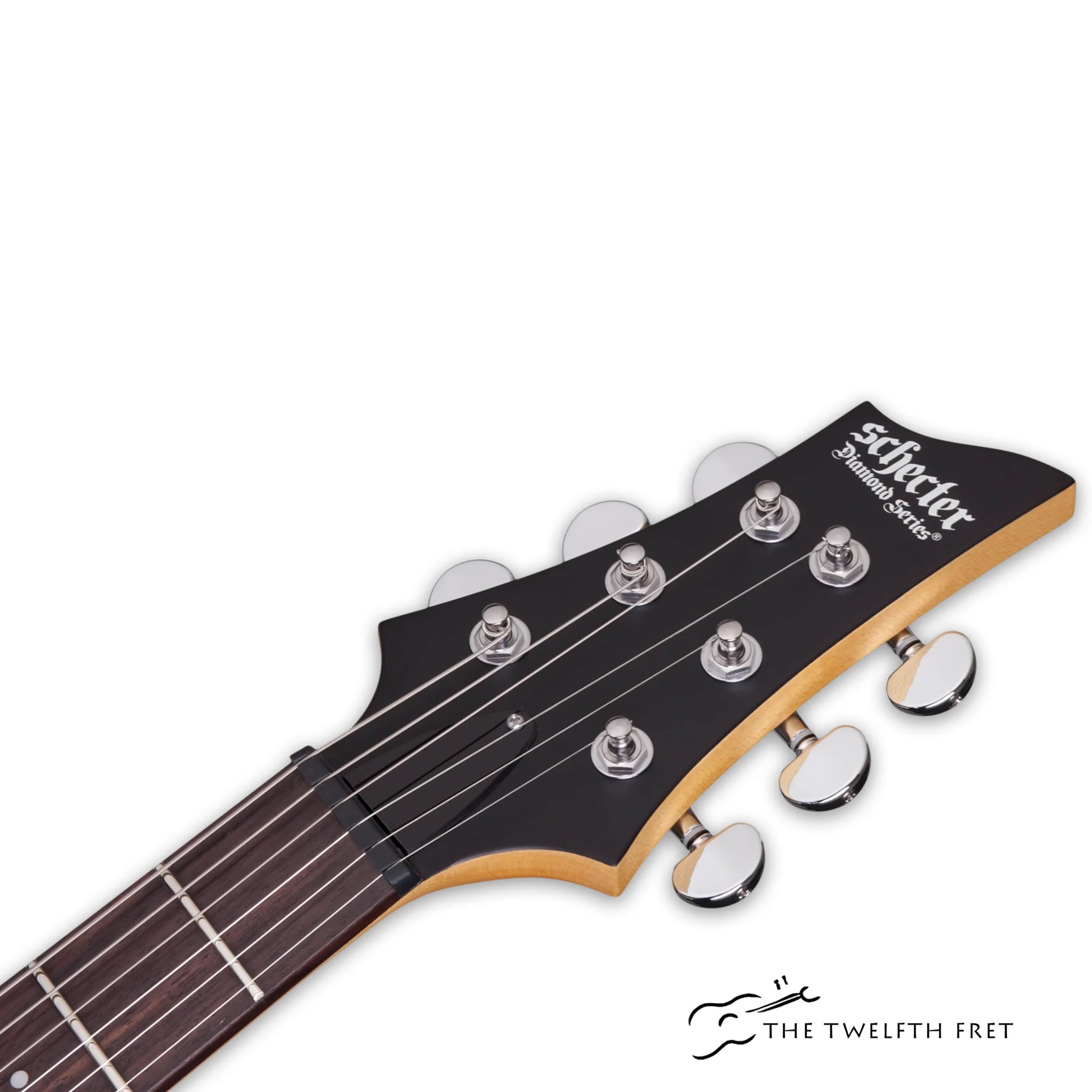 Schecter C-6 Deluxe Black Satin Electric Guitar - The Twelfth Fret