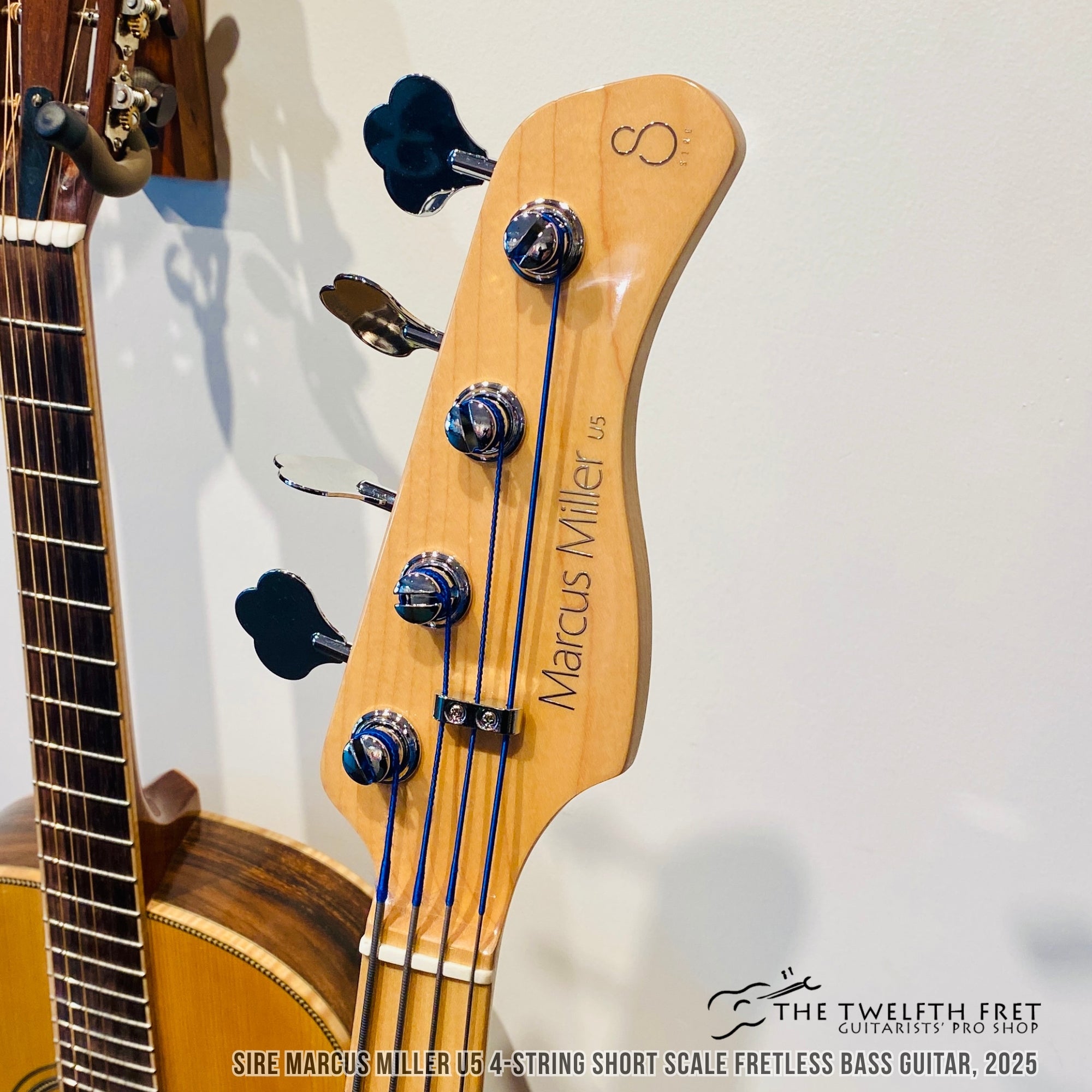 Sire Marcus Miller U5 4-String Short Scale Fretless Bass Guitar, 2025  - The Twelfth Fret