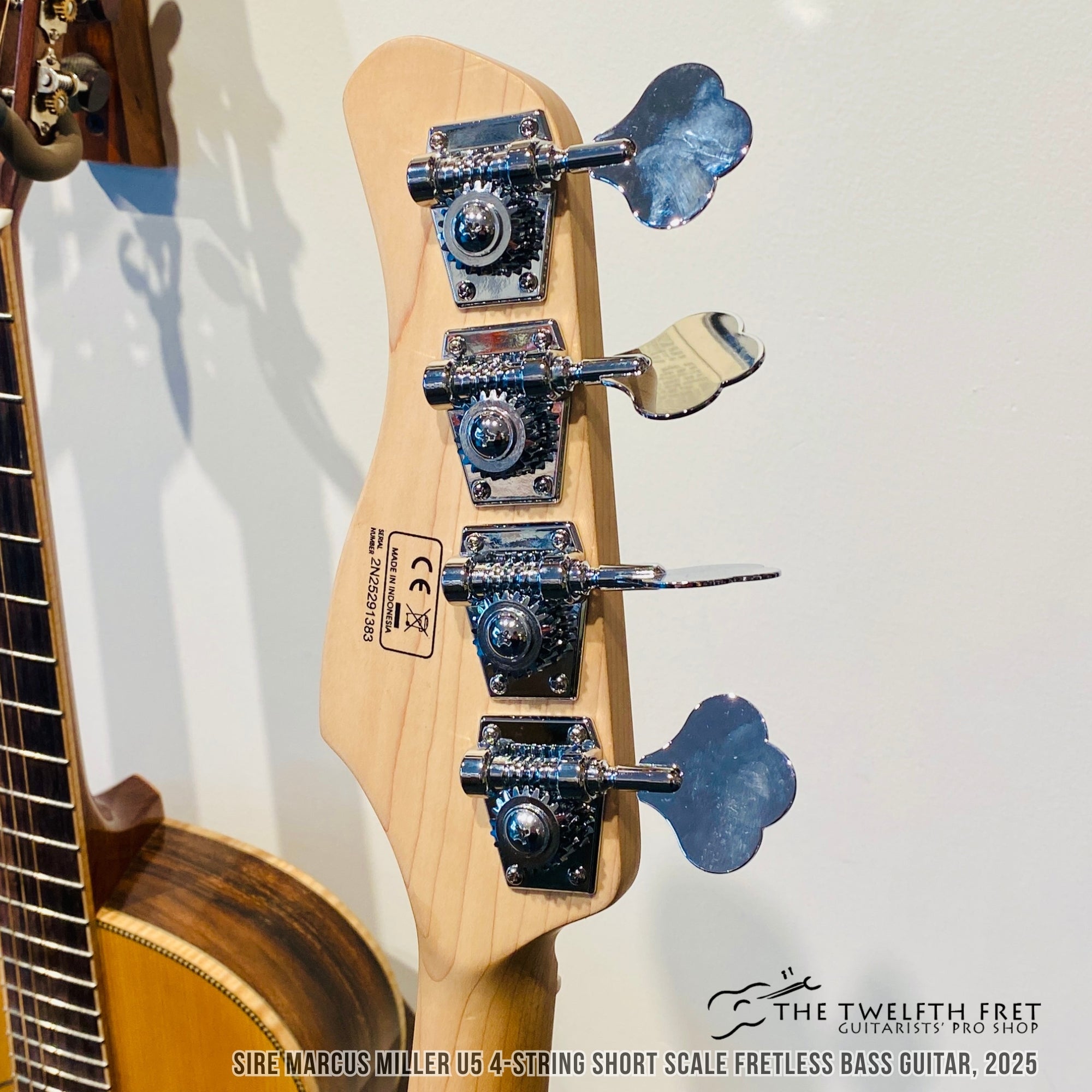 Sire Marcus Miller U5 4-String Short Scale Fretless Bass Guitar, 2025  - The Twelfth Fret