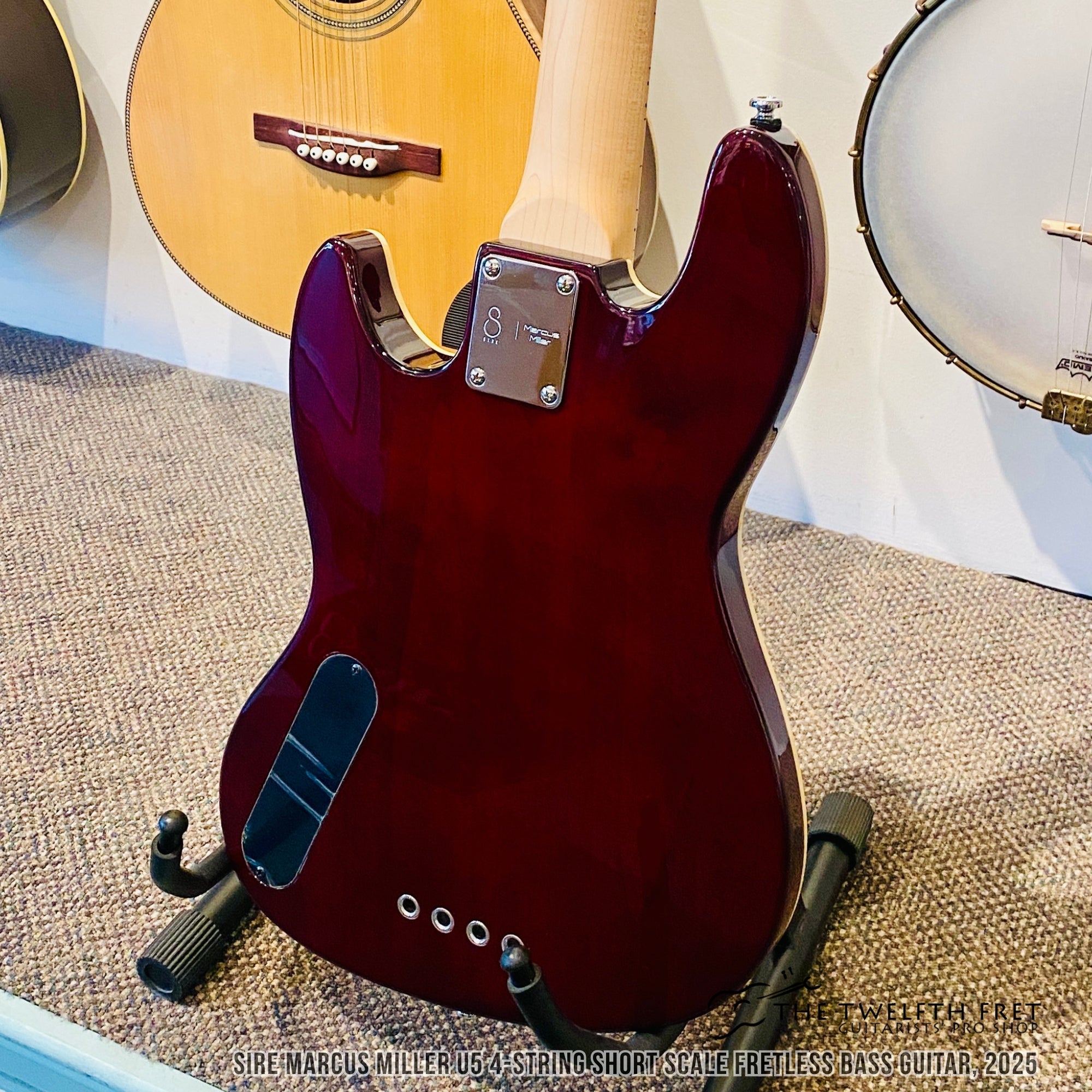 Sire Marcus Miller U5 4-String Short Scale Fretless Bass Guitar, 2025  - The Twelfth Fret