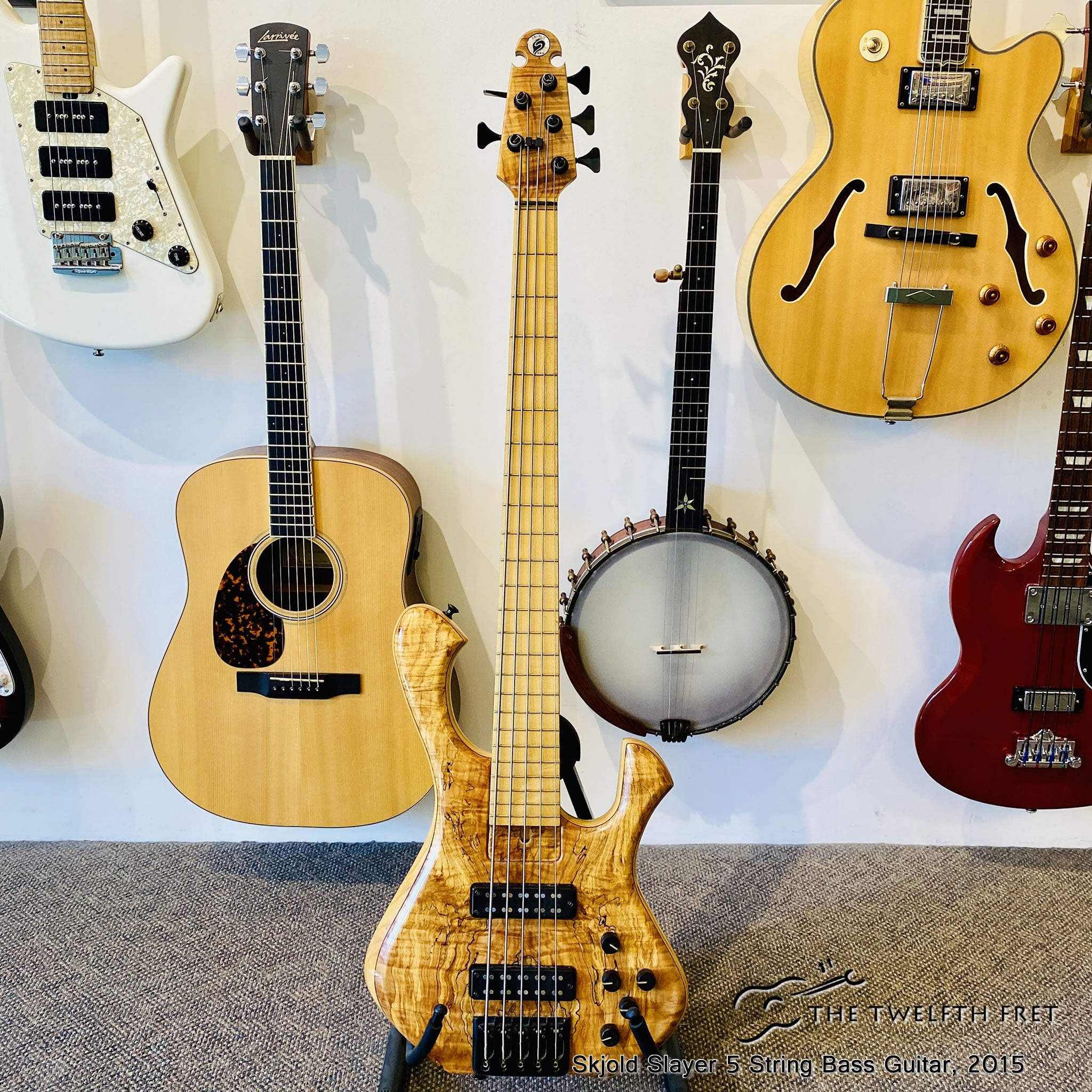 Skjold Slayer 5 String Bass Guitar, 2015 - The Twelfth Fret