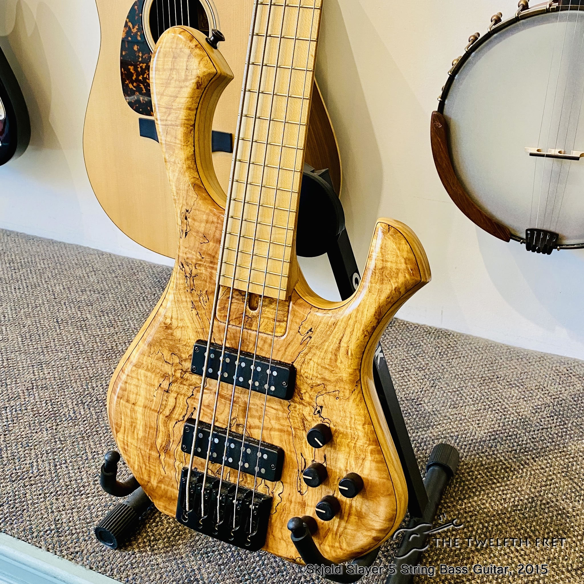 Skjold Slayer 5 String Bass Guitar, 2015 - The Twelfth Fret