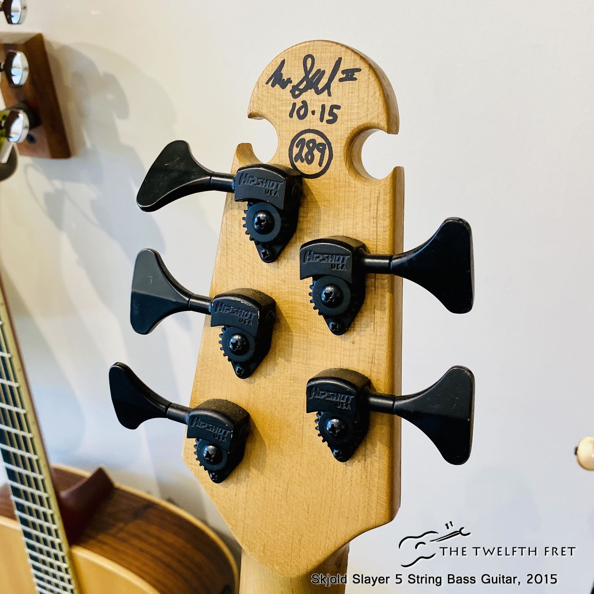 Skjold Slayer 5 String Bass Guitar, 2015 - The Twelfth Fret
