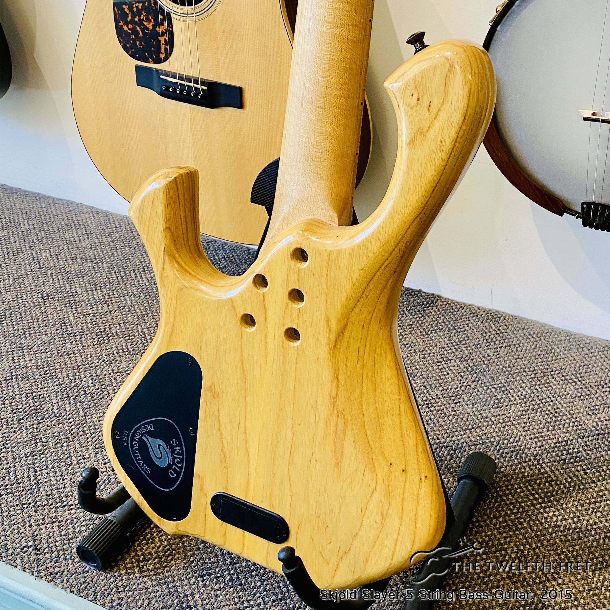 Skjold Slayer 5 String Bass Guitar, 2015 - The Twelfth Fret