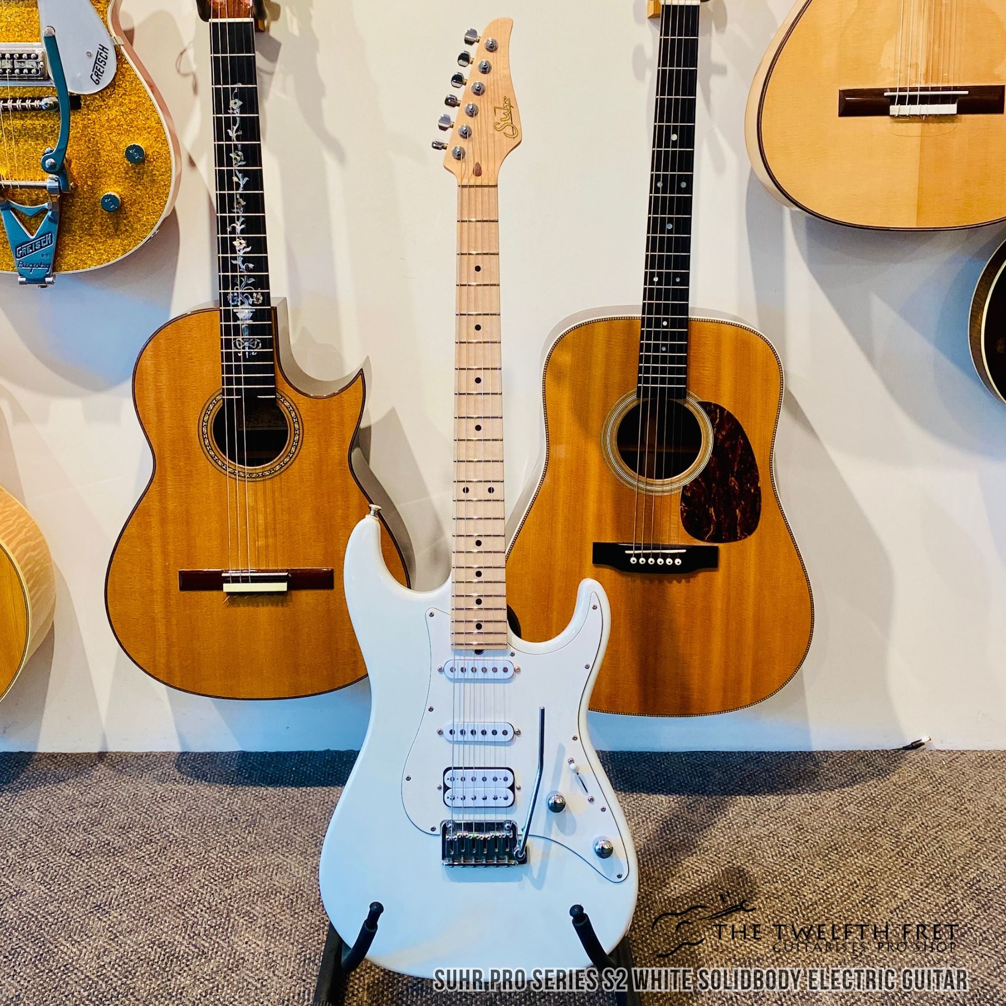 Suhr Pro Series S2 White Solidbody Electric Guitar - The Twelfth Fret