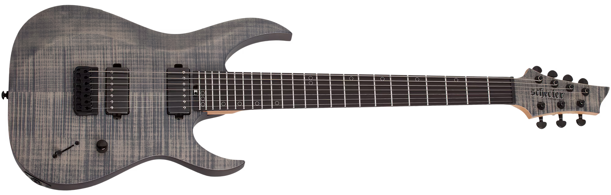 Schecter Sunset-7 Extreme Ghost Grey Electric Guitar - The Twelfth Fret 