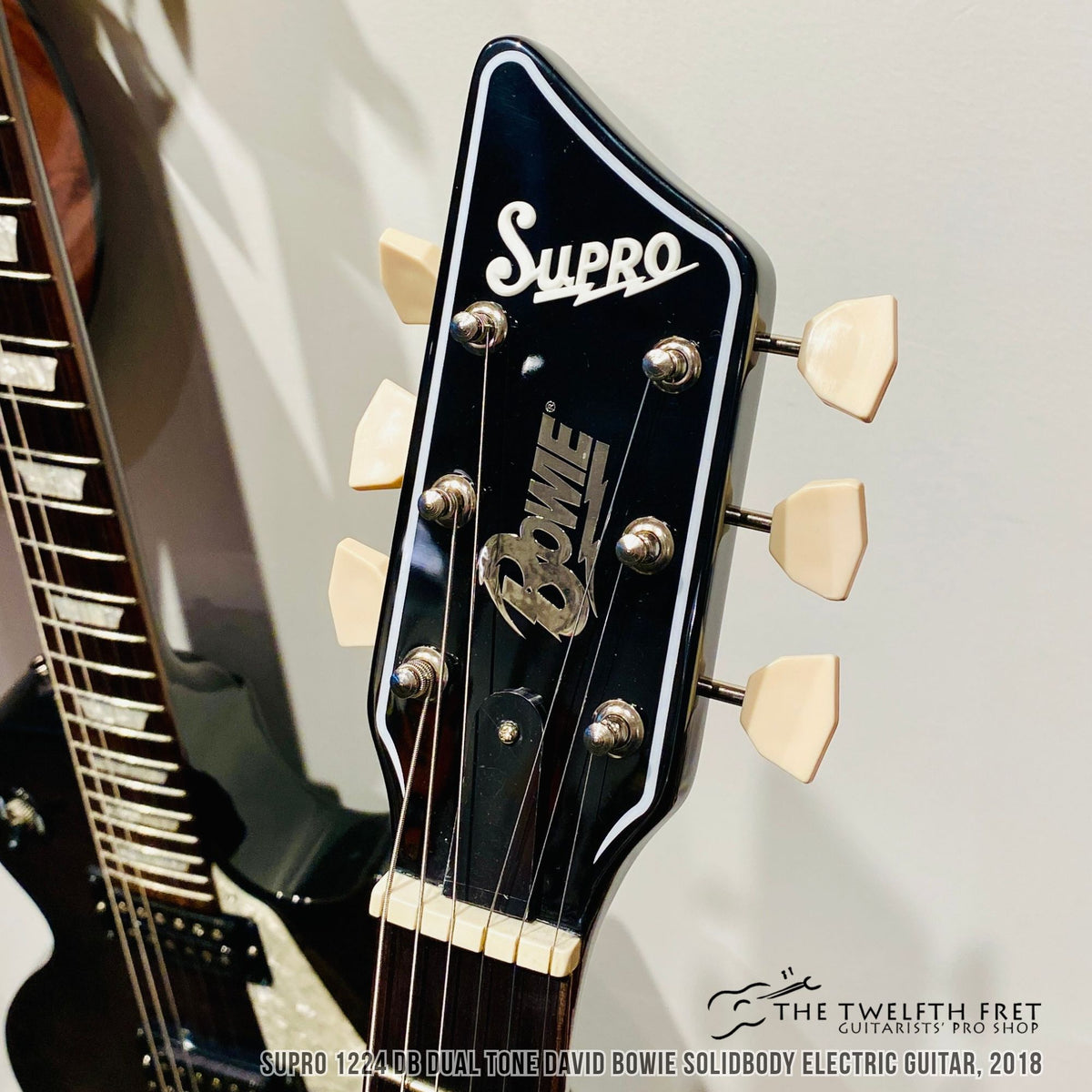 Supro 1224 DB Dual Tone David Bowie Solidbody Electric Guitar, 2018 - The Twelfth Fret