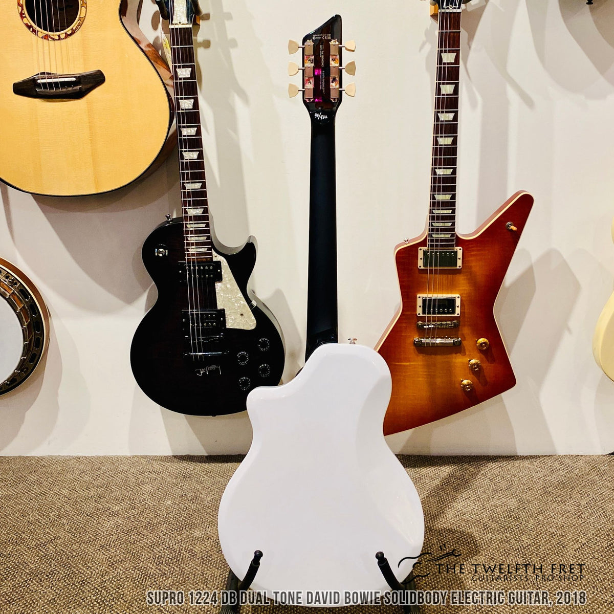 Supro 1224 DB Dual Tone David Bowie Solidbody Electric Guitar, 2018 - The Twelfth Fret