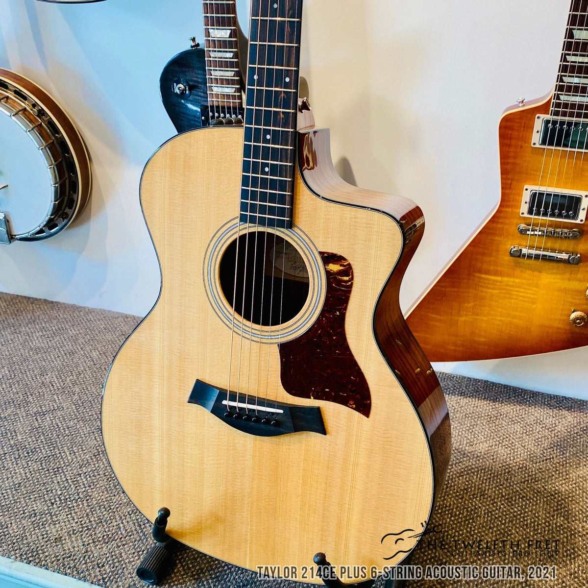 Taylor 214ce Plus 6-String Acoustic Guitar, 2021 - The Twelfth Fret