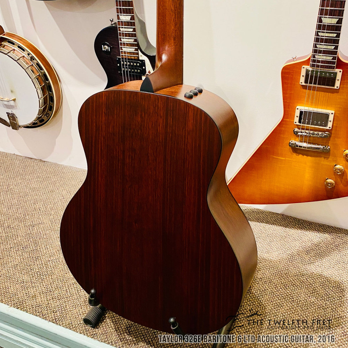 Taylor 326e Baritone 6 LTD Acoustic Guitar, 2016 - The Twelfth Fret