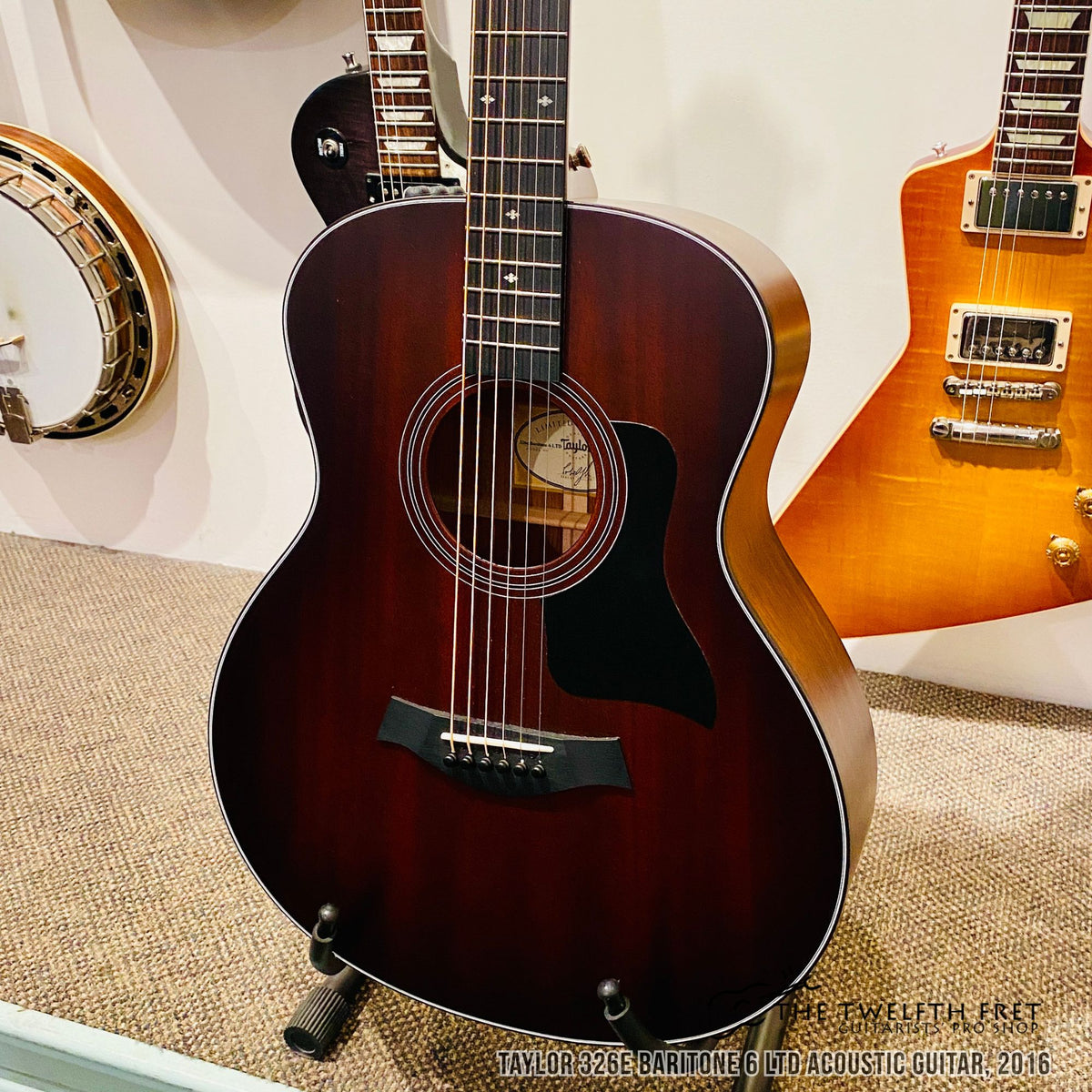 Taylor 326e Baritone 6 LTD Acoustic Guitar, 2016 - The Twelfth Fret
