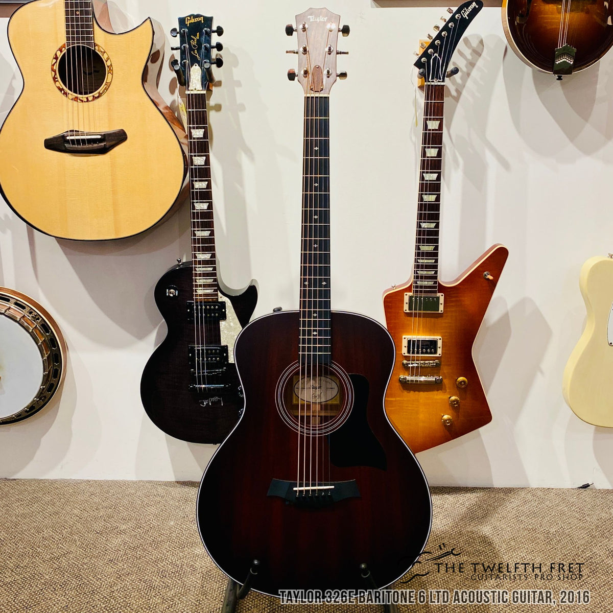 Taylor 326e Baritone 6 LTD Acoustic Guitar, 2016 - The Twelfth Fret