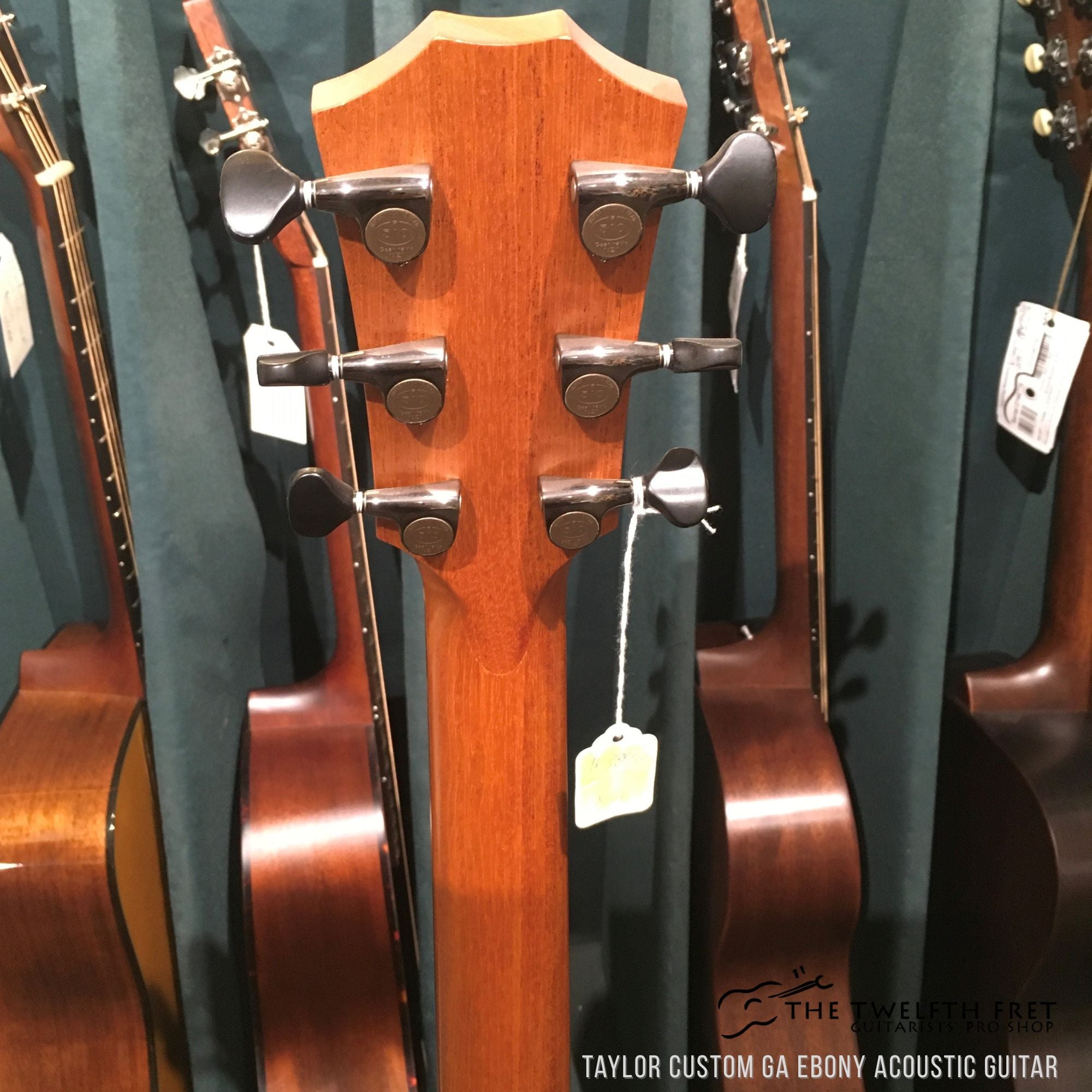 Taylor Custom GA Ebony Acoustic Guitar Used - The Twelfth Fret