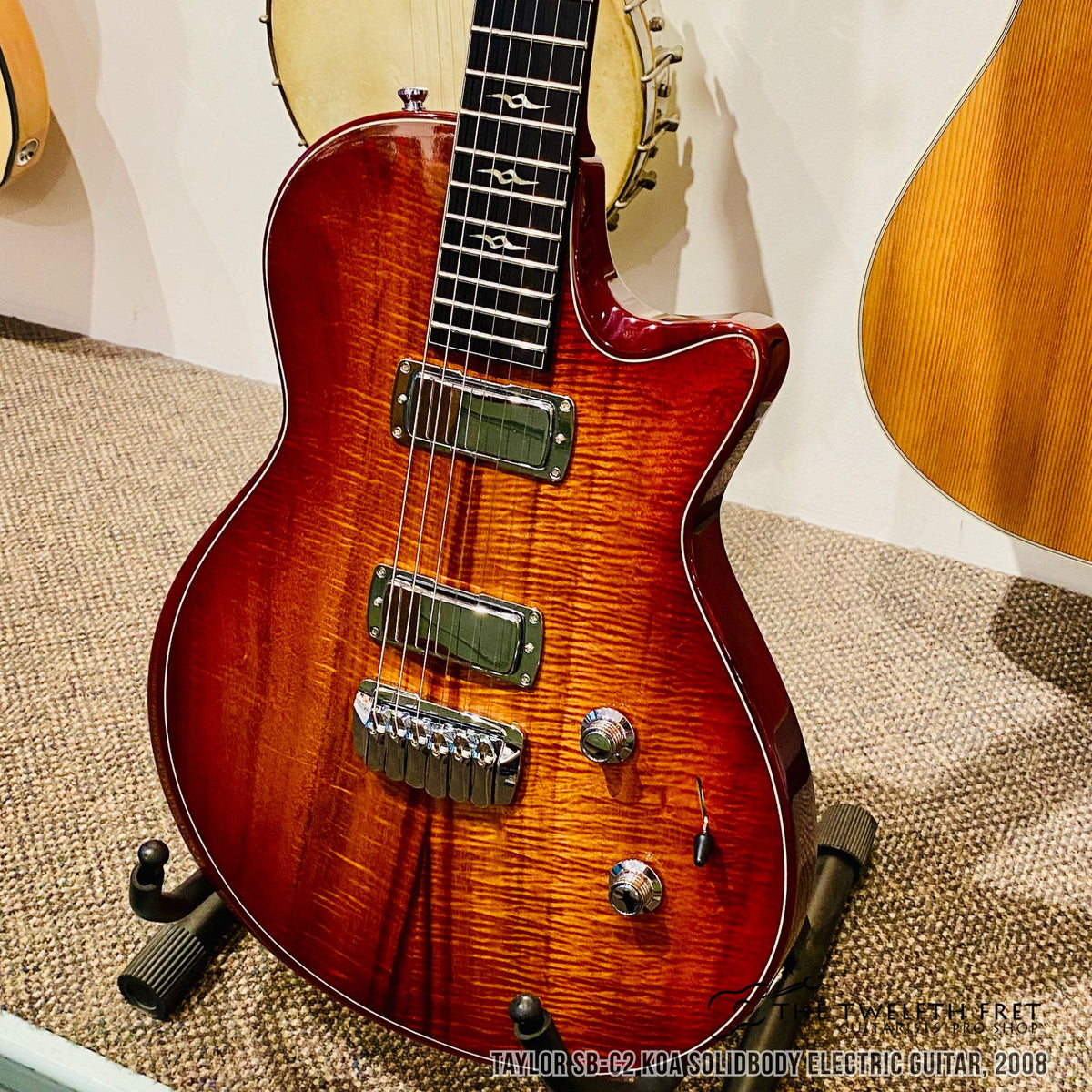 Taylor SB-C2 Koa Solidbody Electric Guitar, 2008 - The Twelfth Fret
