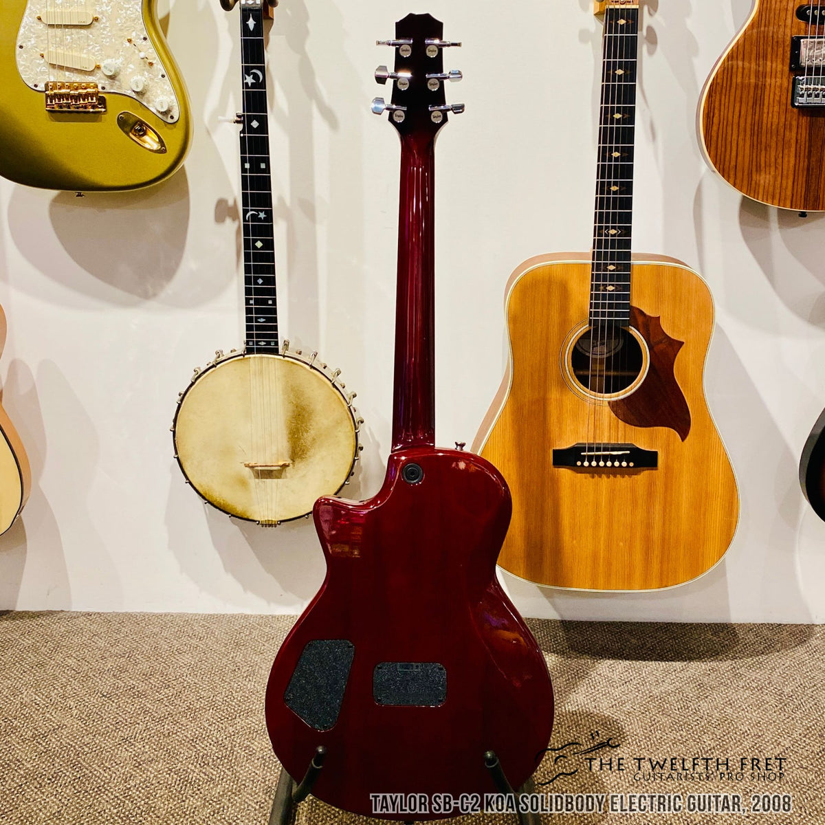 Taylor SB-C2 Koa Solidbody Electric Guitar, 2008 - The Twelfth Fret