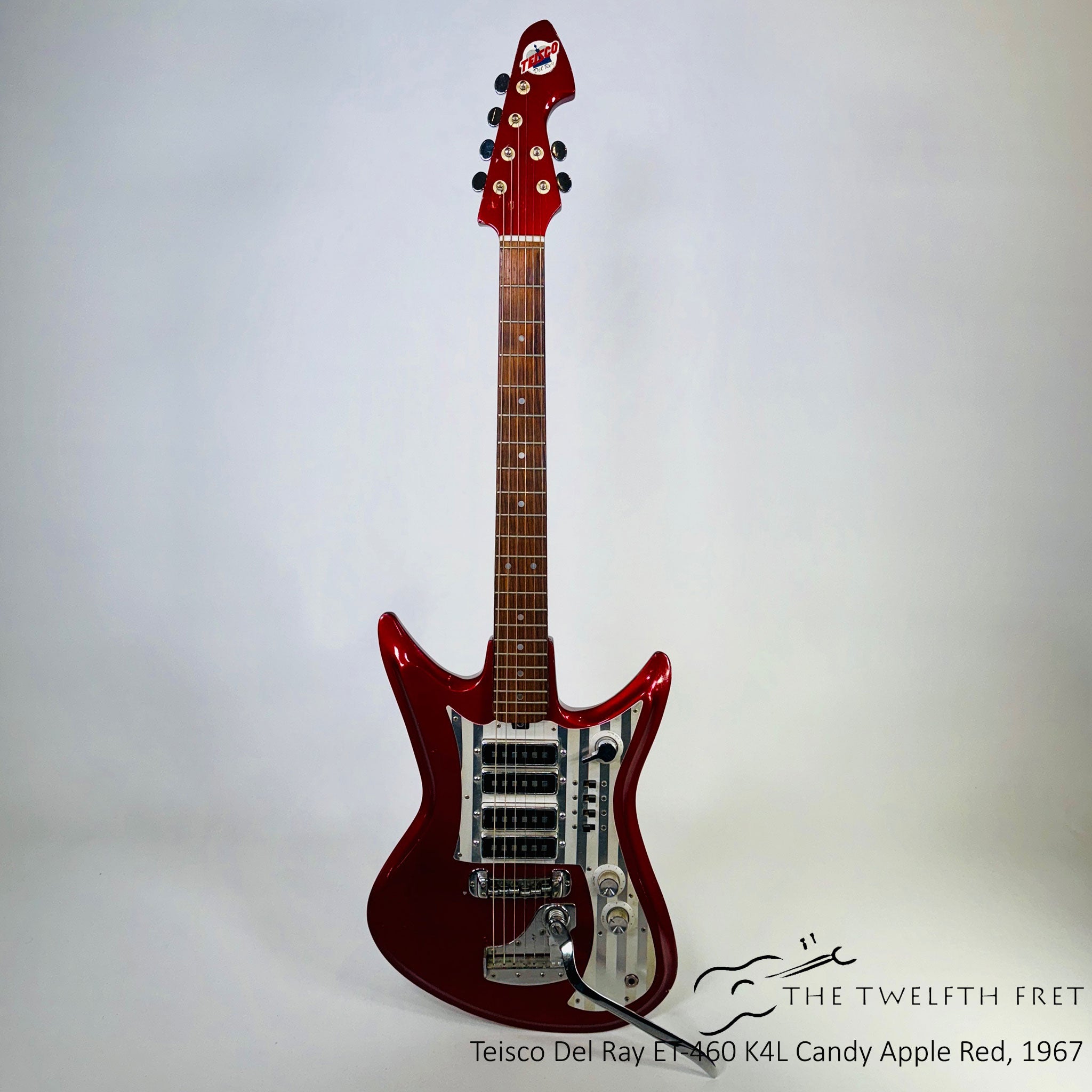 Teisco Del Ray ET-460 K4L Candy Apple Red, 1967 [USED] - The Twelfth Fret