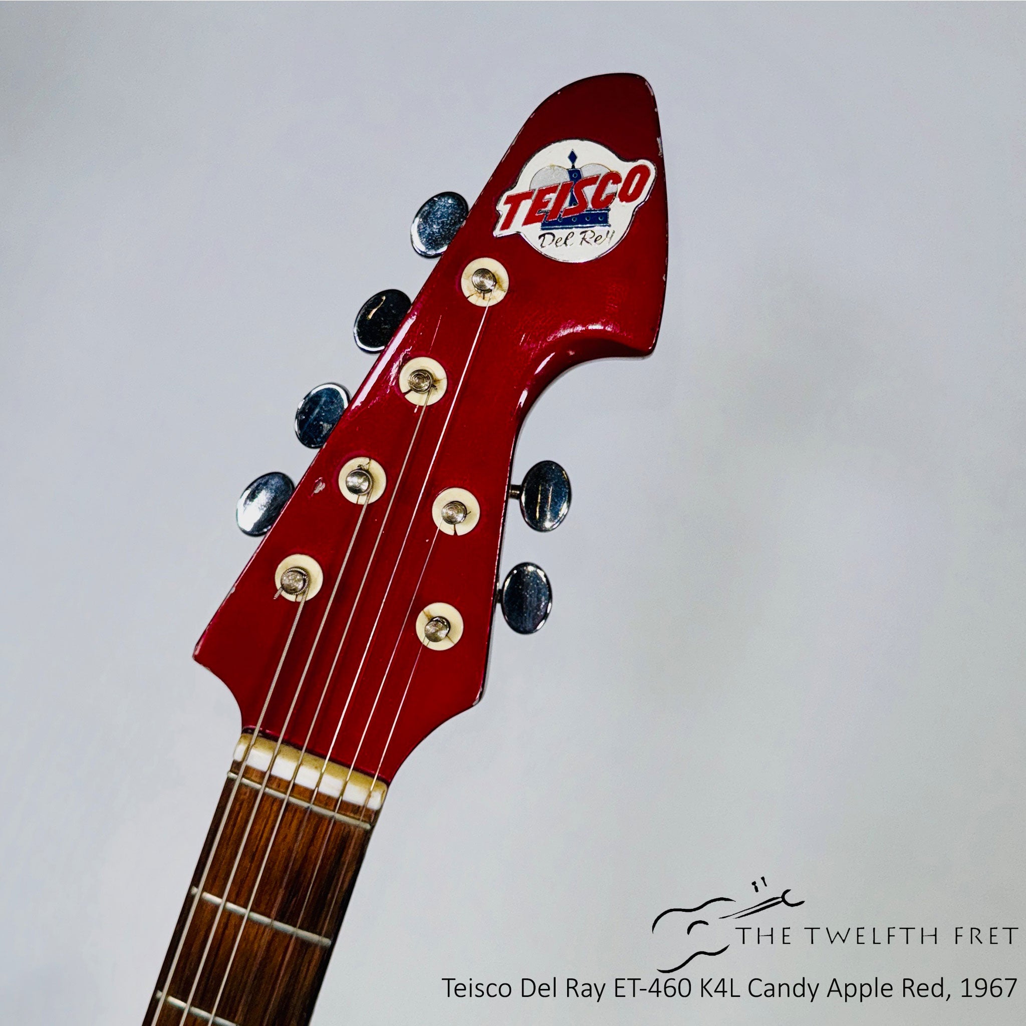 Teisco Del Ray ET-460 K4L Candy Apple Red, 1967 [USED] - The Twelfth Fret