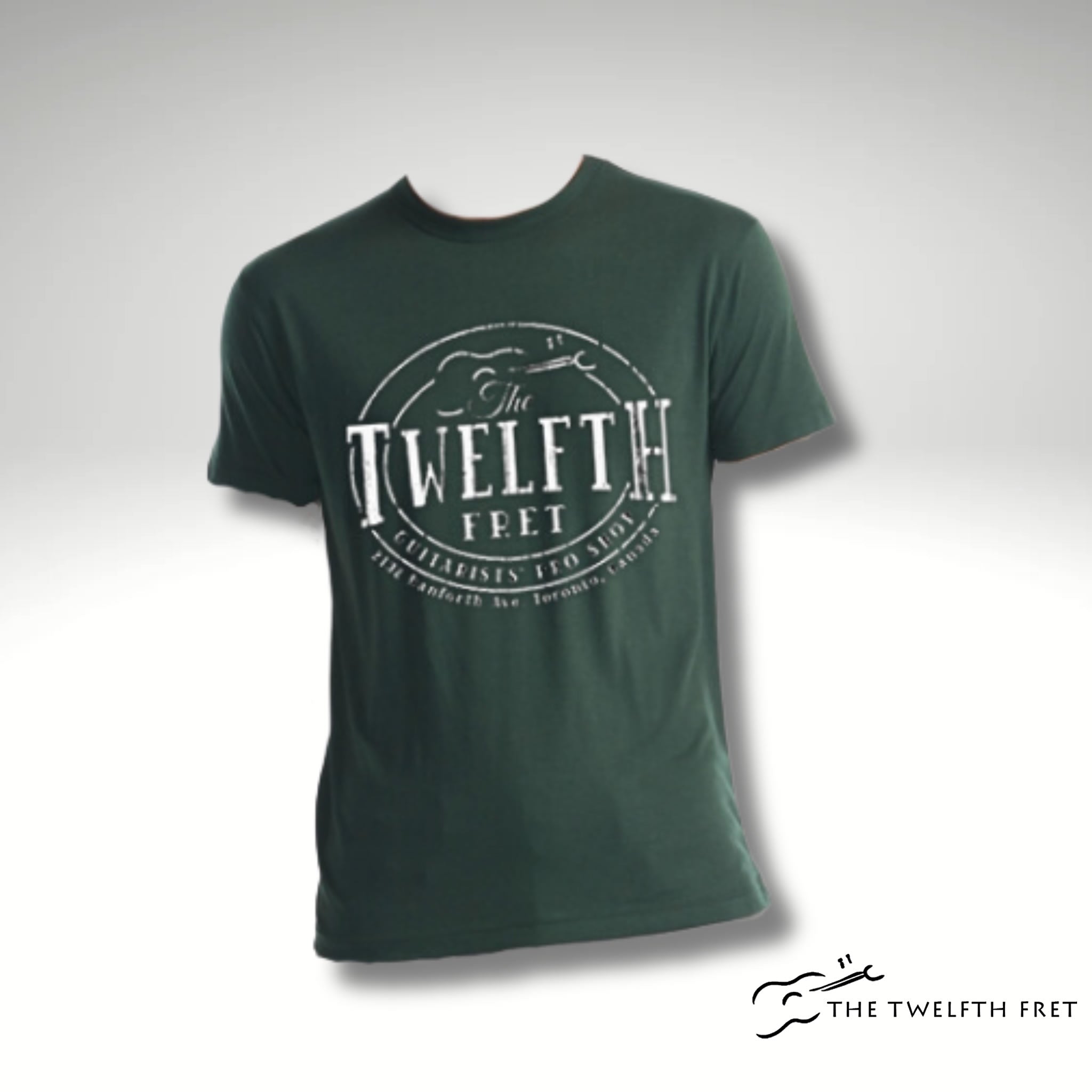 The Twelfth Fret Crest Logo T-Shirt - Midnight Blue