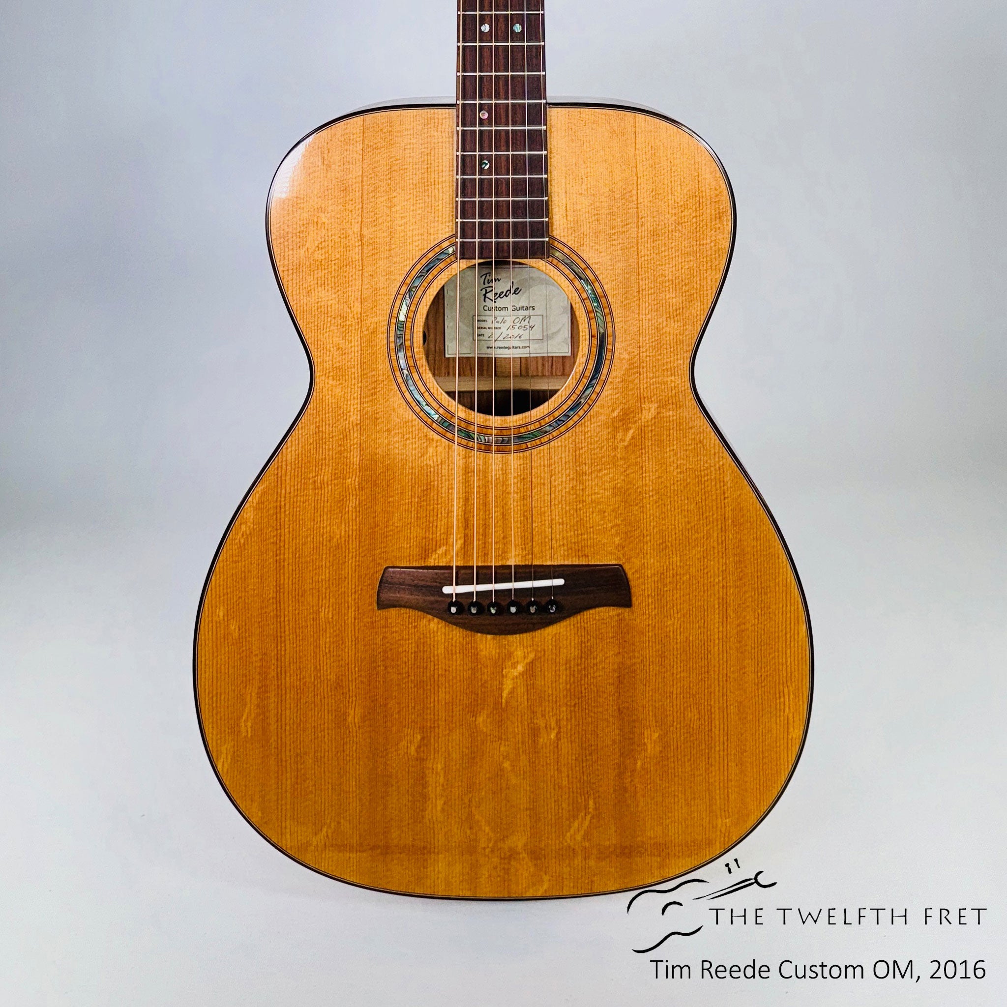 Tim Reede Custom OM Acoustic Guitar 2016 [USED] - The Twelfth Fret