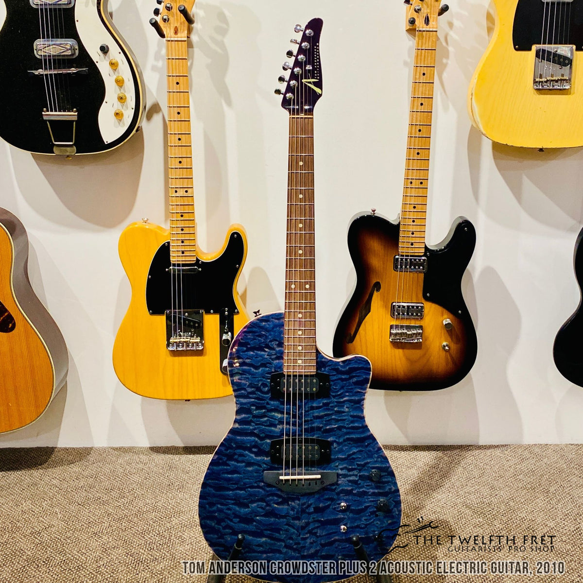Tom Anderson Crowdster Plus 2 Acoustic Electric Guitar, 2010 - The Twelfth Fret