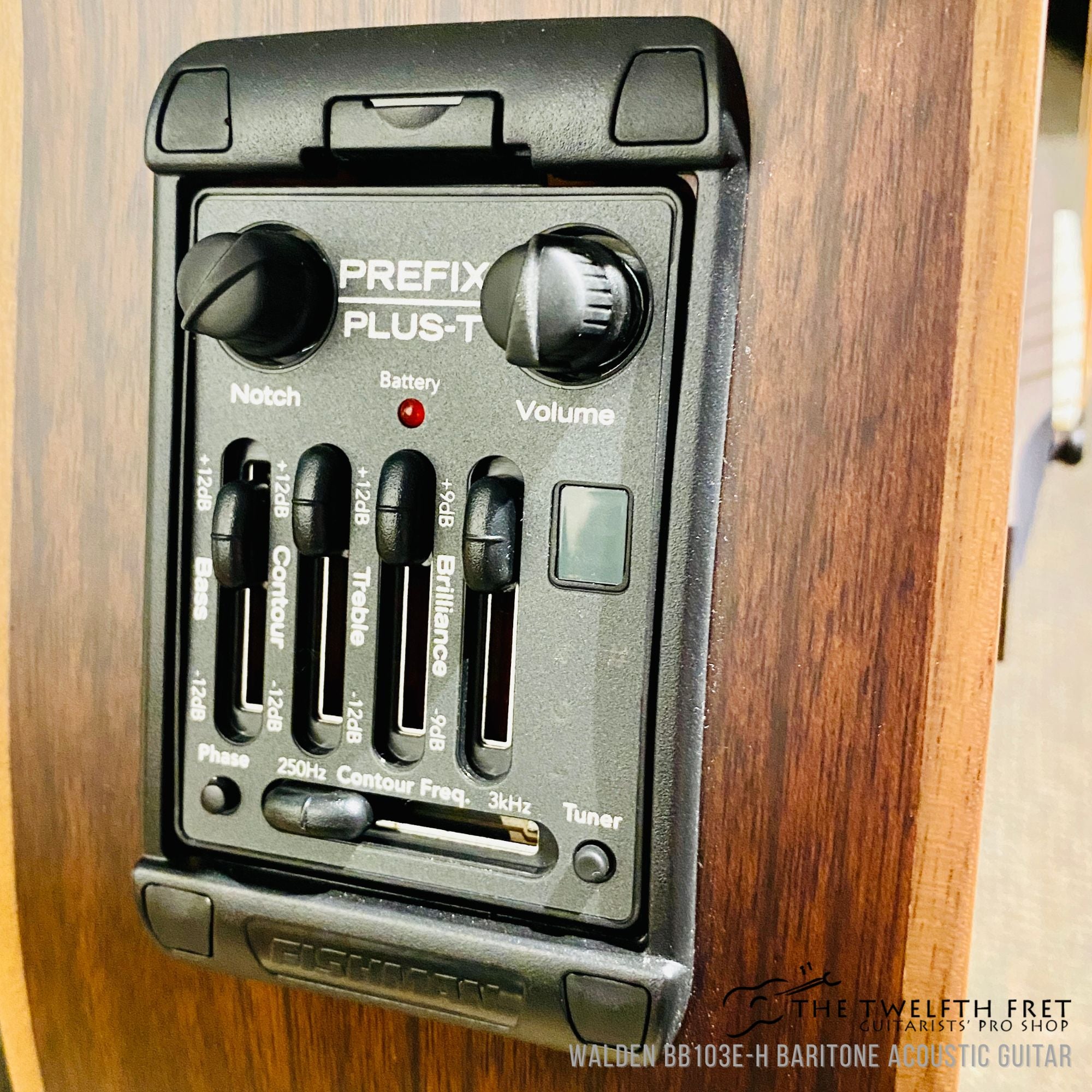 Walden BB103E-H Baritone Acoustic Guitar - The Twelfth Fret