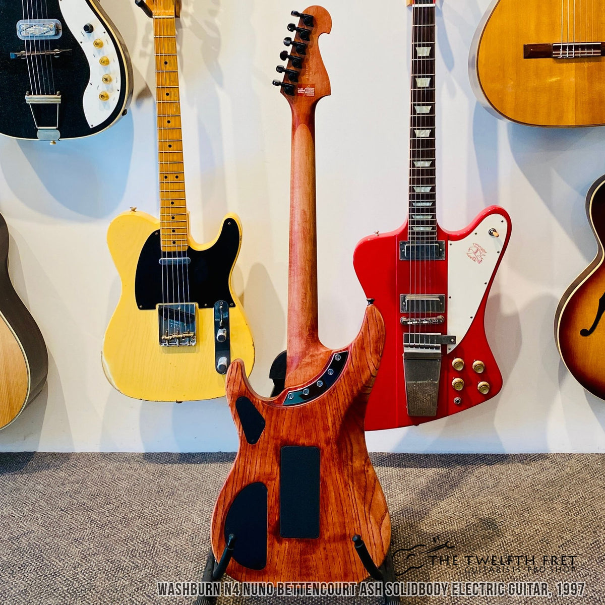 Washburn N4 Nuno Bettencourt Ash Solidbody Electric Guitar, 1997 - The Twelfth Fret