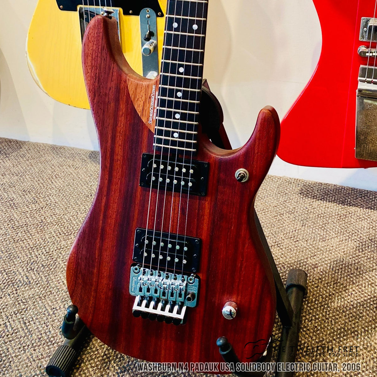 Washburn N4 Padauk USA Solidbody Electric Guitar, 2006 - The Twelfth Fret