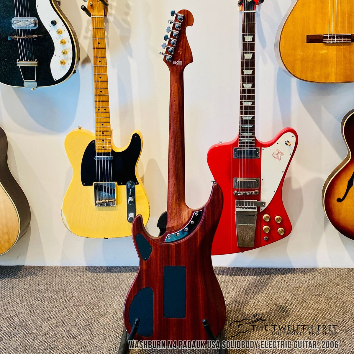 Washburn N4 Padauk USA Solidbody Electric Guitar, 2006 - The Twelfth Fret