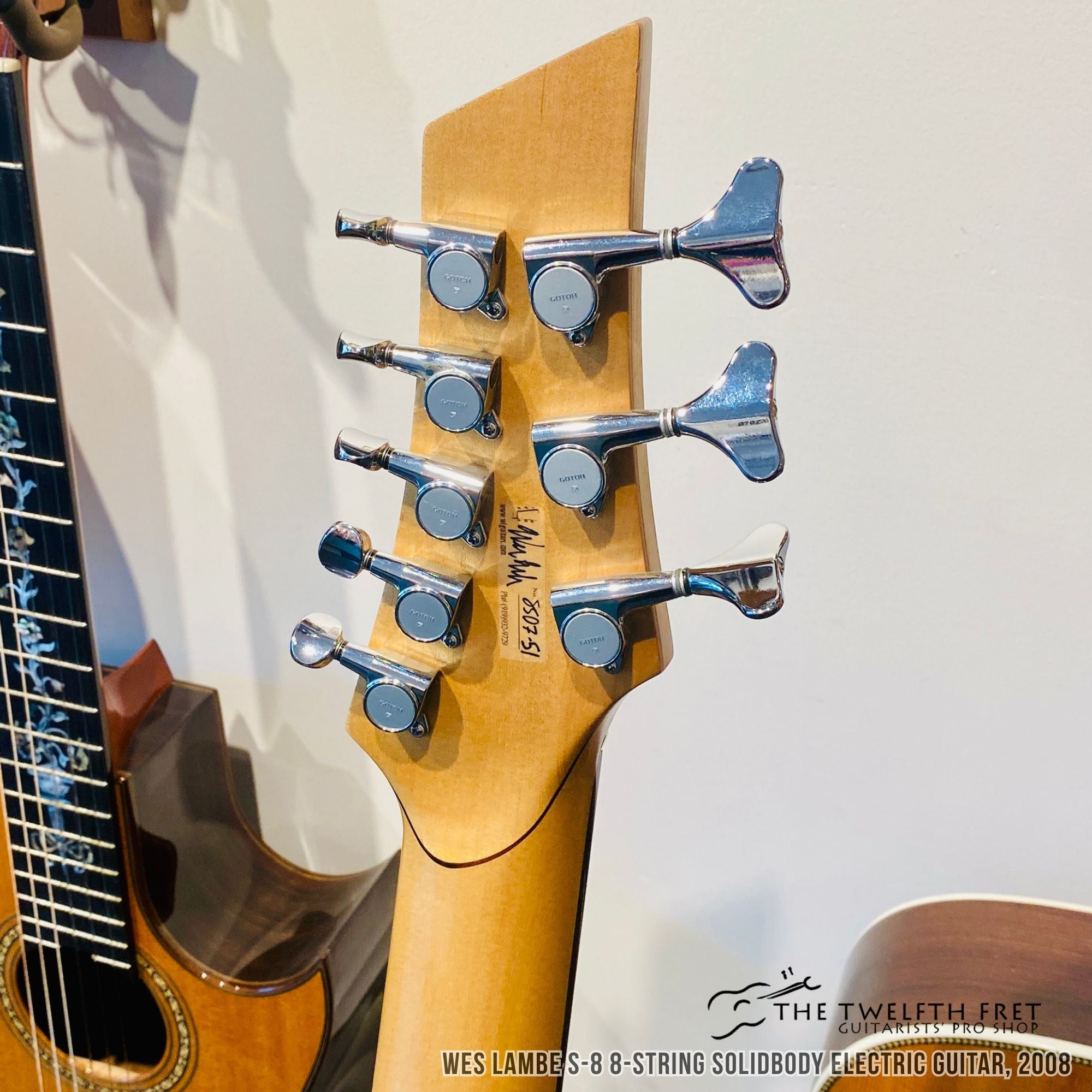 Wes Lambe S-8 8-String Solidbody Electric Guitar, 2008 - The Twelfth Fret