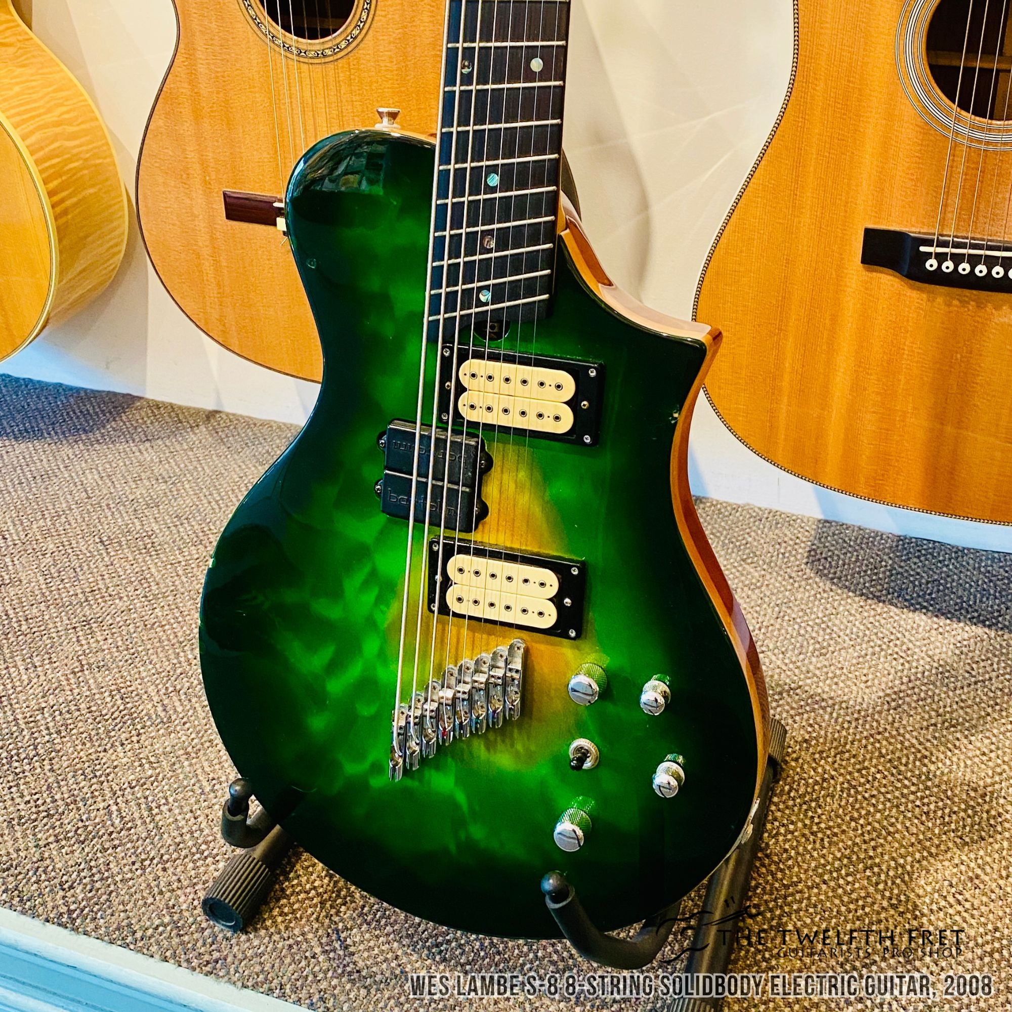 Wes Lambe S-8 8-String Solidbody Electric Guitar, 2008 - The Twelfth Fret