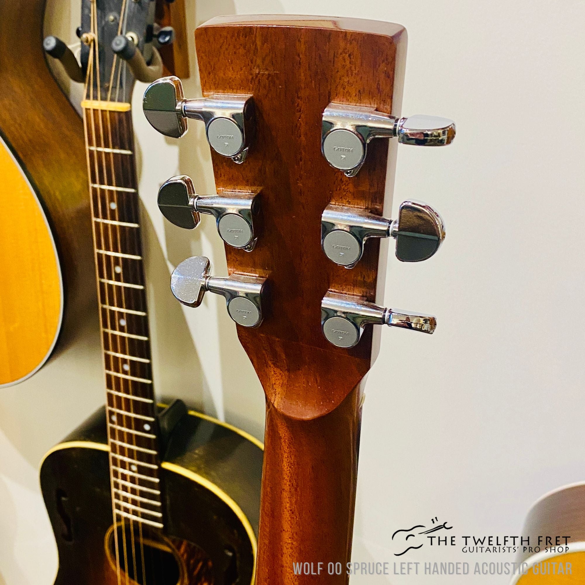 Wolf 00 Spruce Left handed Acoustic Guitar - The Twelfth Fret